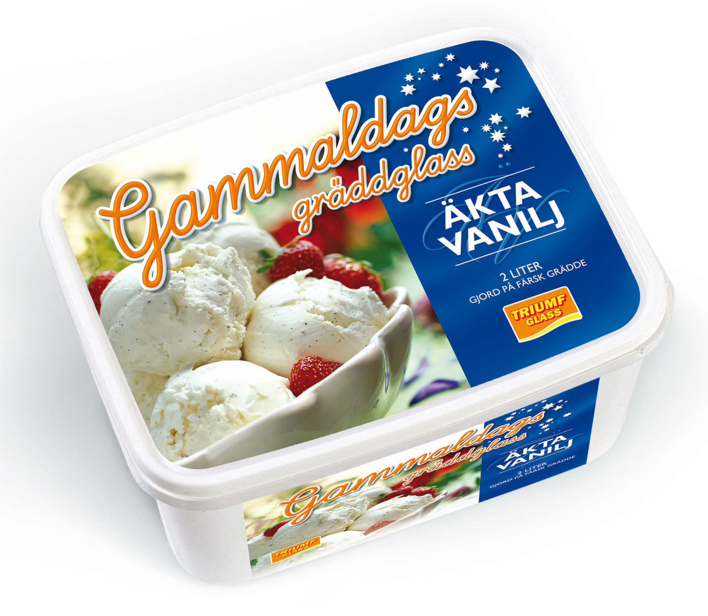 Gräddglass gammaldags vanilj 2L - Bild 1 av 1