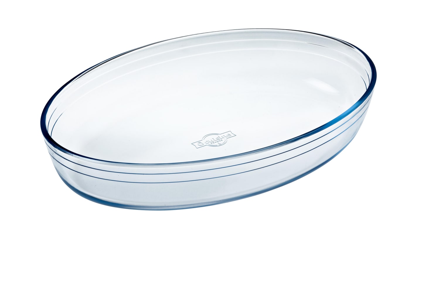 Gratängform glas oval 300x210mm 2L
