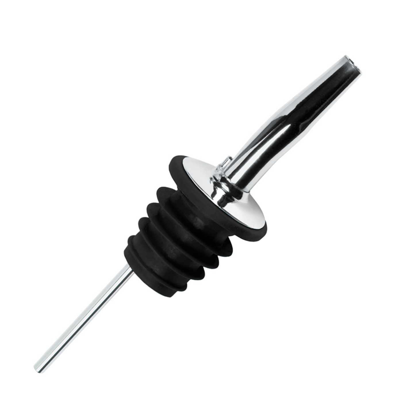 Droppkork metall m svart kork