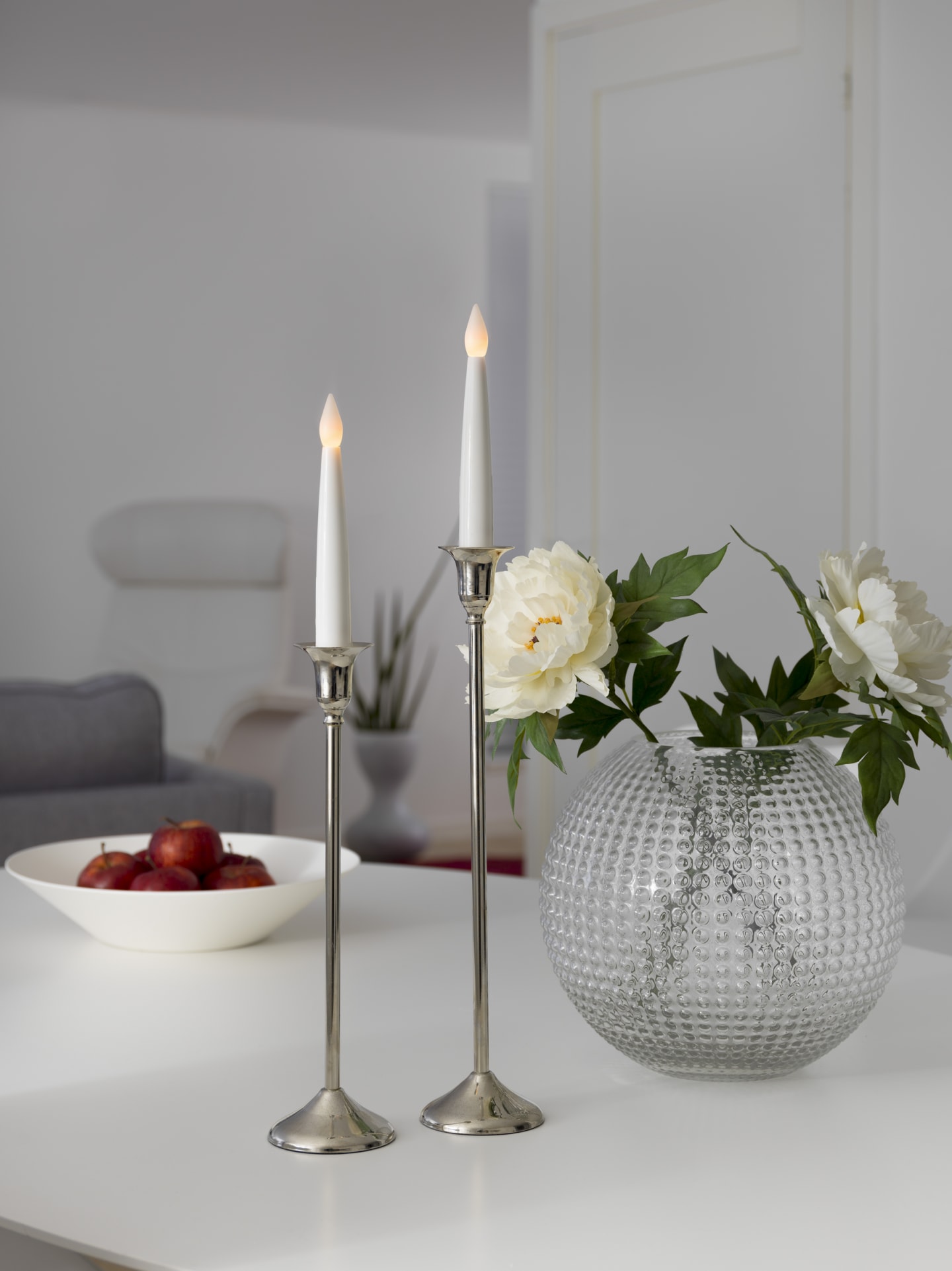 Ljus LED 18cm batteri 2p - Bild 1 av 2