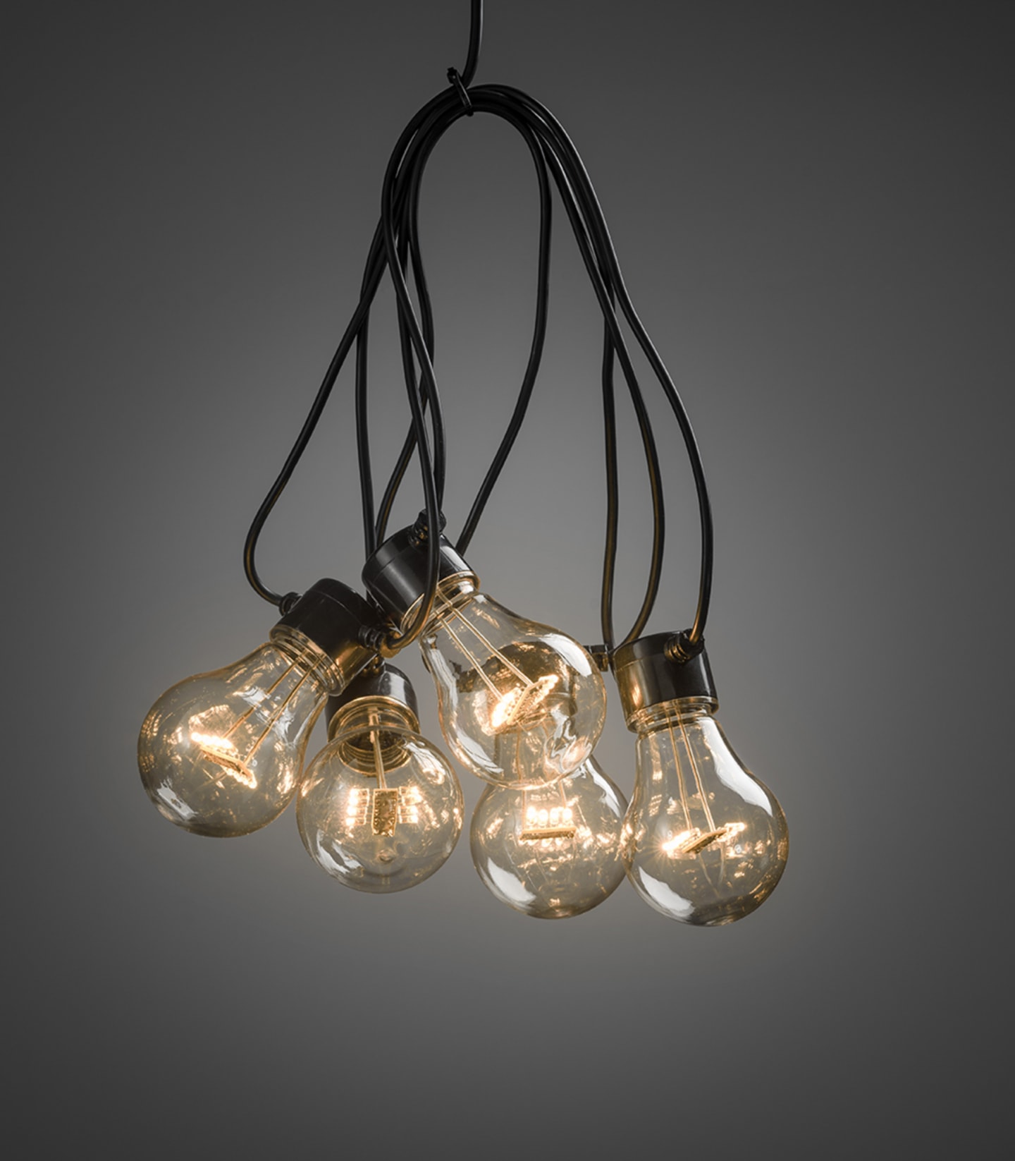 Ljusslinga LED E27 10lamp amber LED14,5m - Bild 1 av 2
