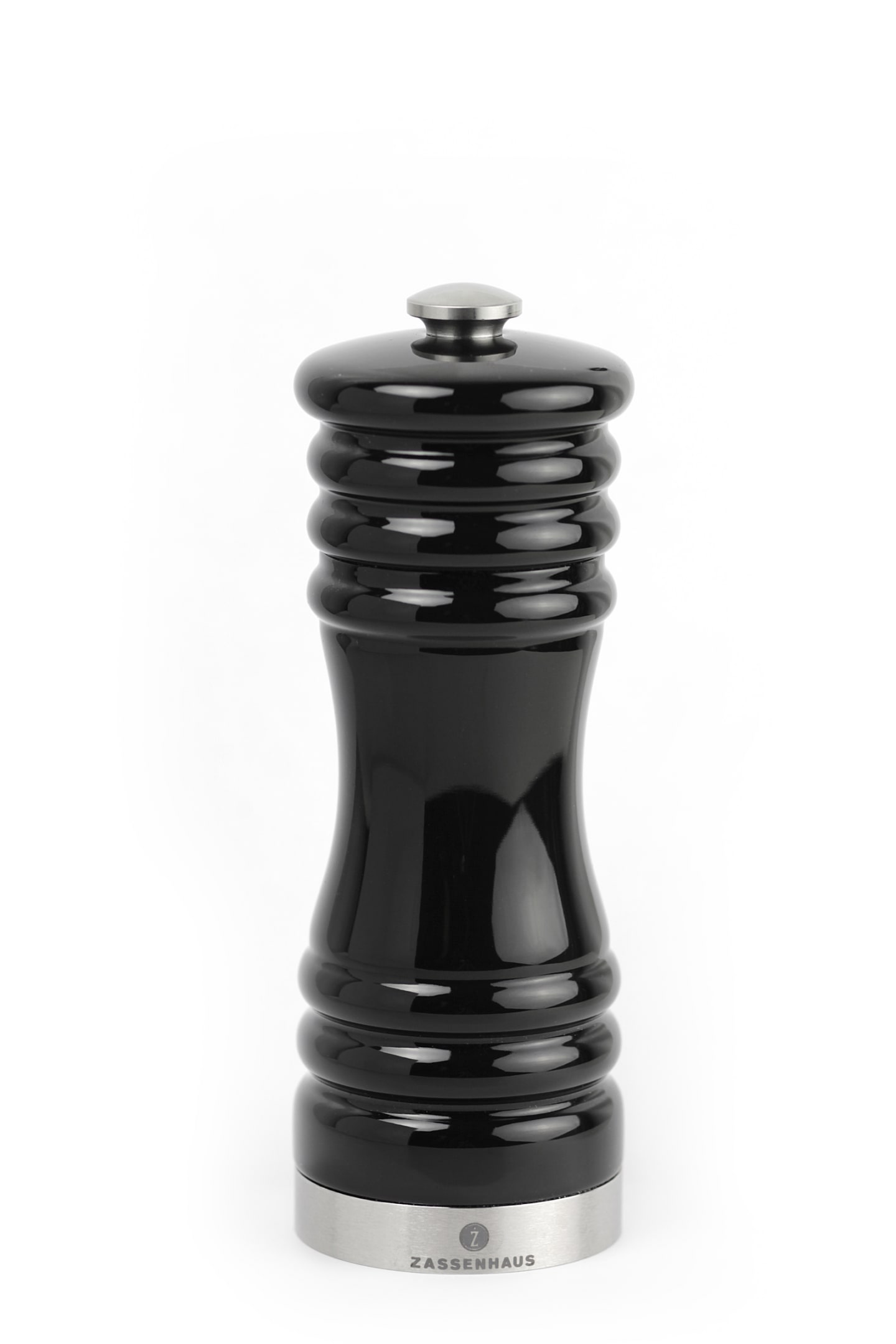 Salt/pepparkvarn blank svart 150mm