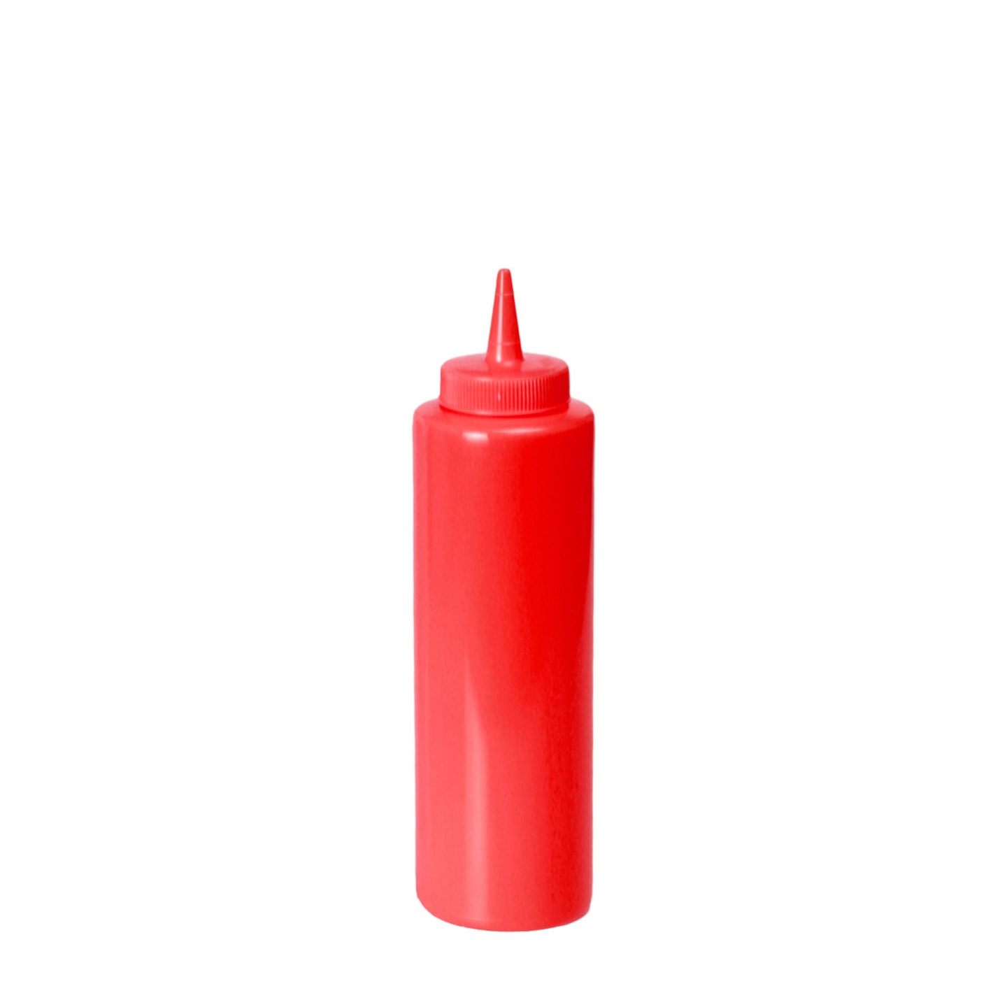 Plastflaska röd 8oz 236ml - Bild 1 av 1