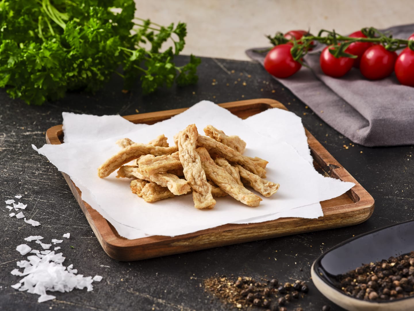 Veganska Strips Chicken-Style 3,8kg - Bild 1 av 2