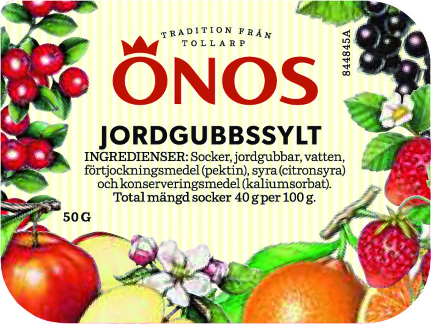 Jordgubbssylt portion 50g - Bild 1 av 2
