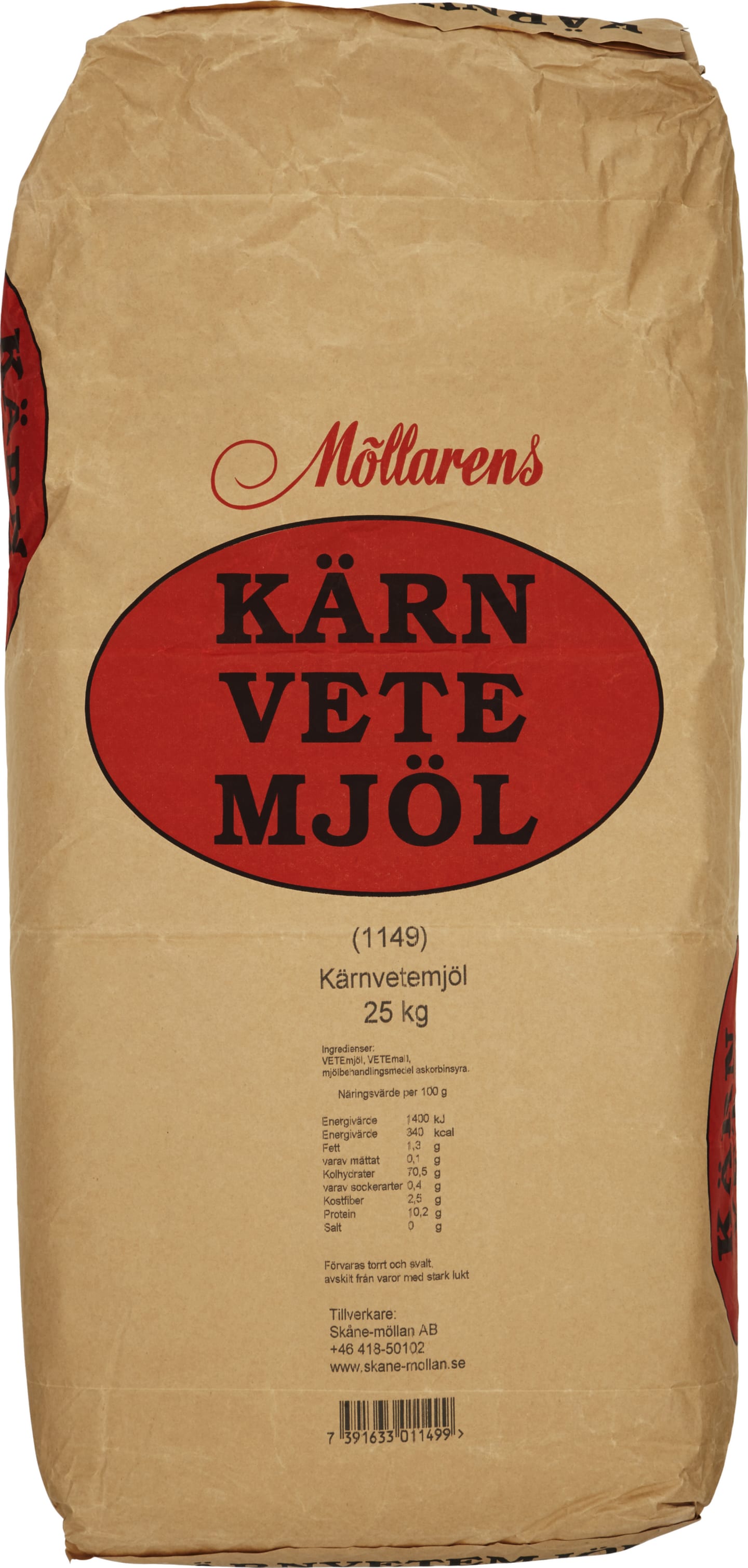 Vetemjöl 25kg - Bild 1 av 1