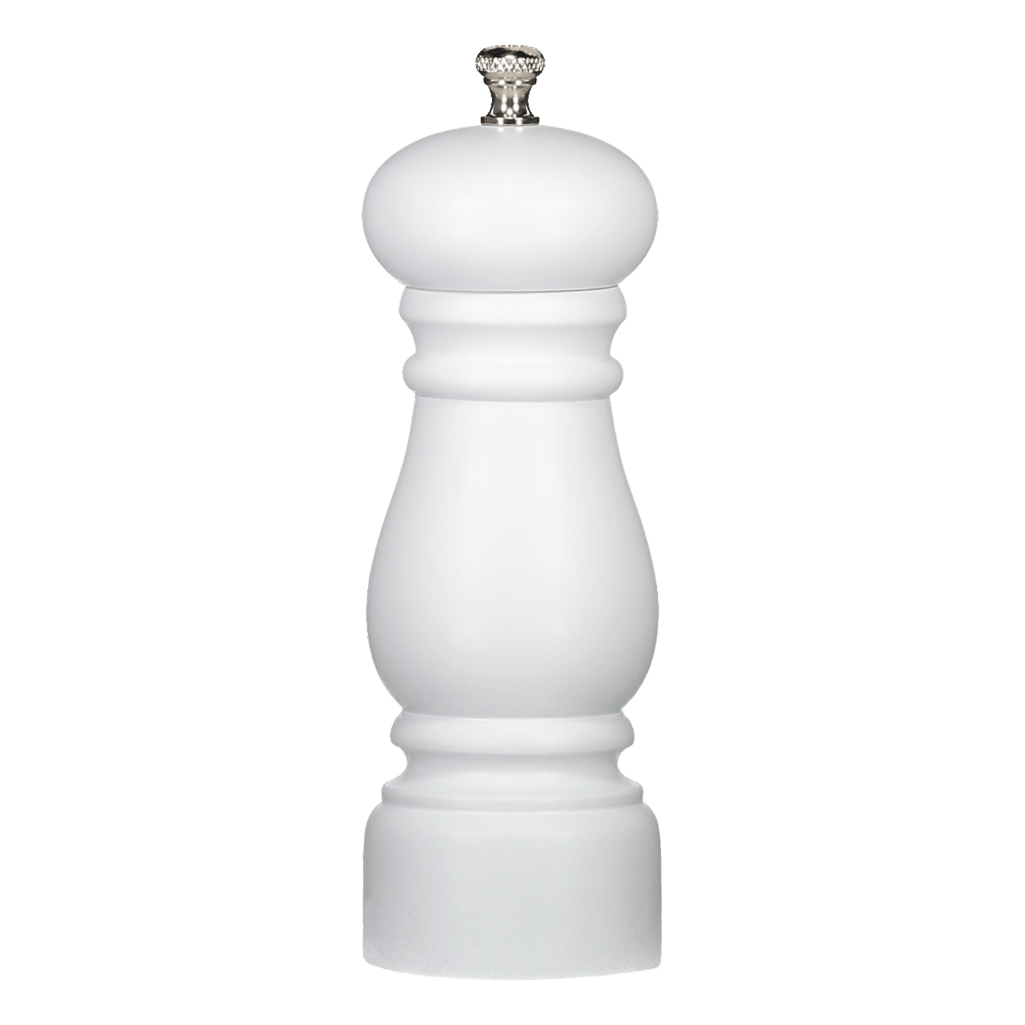 Saltkvarn trä vit 150mm