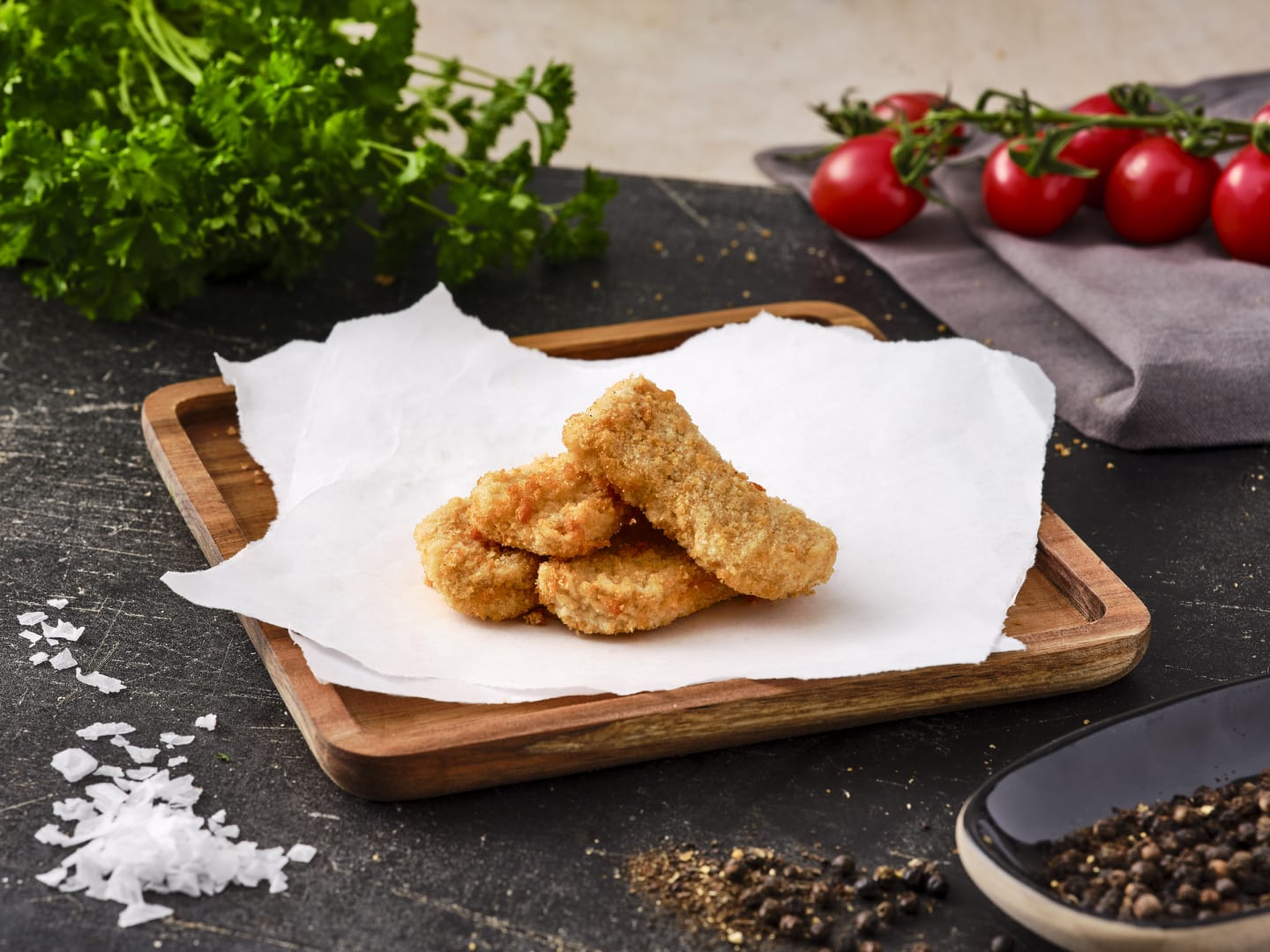 Nuggets veganska Chicken Style 3,8kg - Bild 1 av 2
