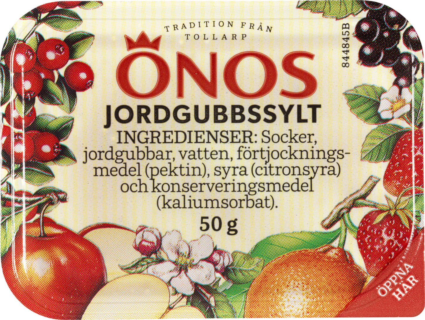 Jordgubbssylt portion 50g - Bild 1 av 2