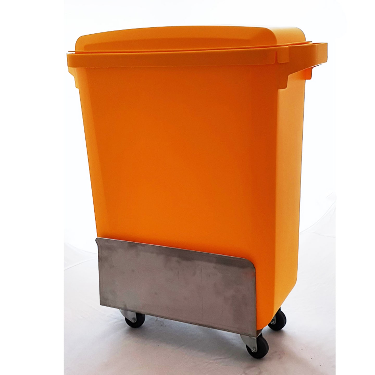 Vagn rostfri till tunna 60L plast - Bild 1 av 2