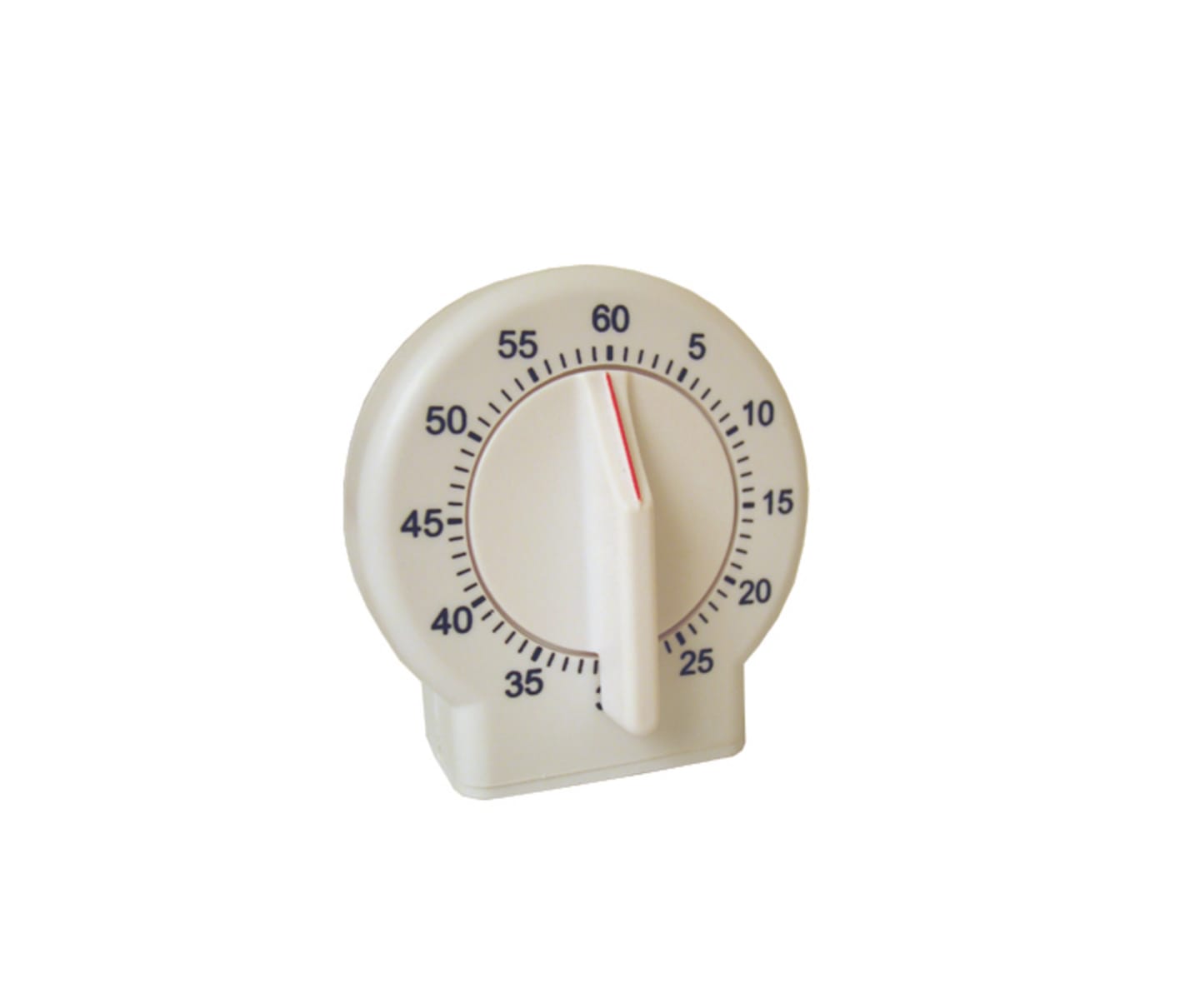 Tidur mekanisk vit plast 60 min