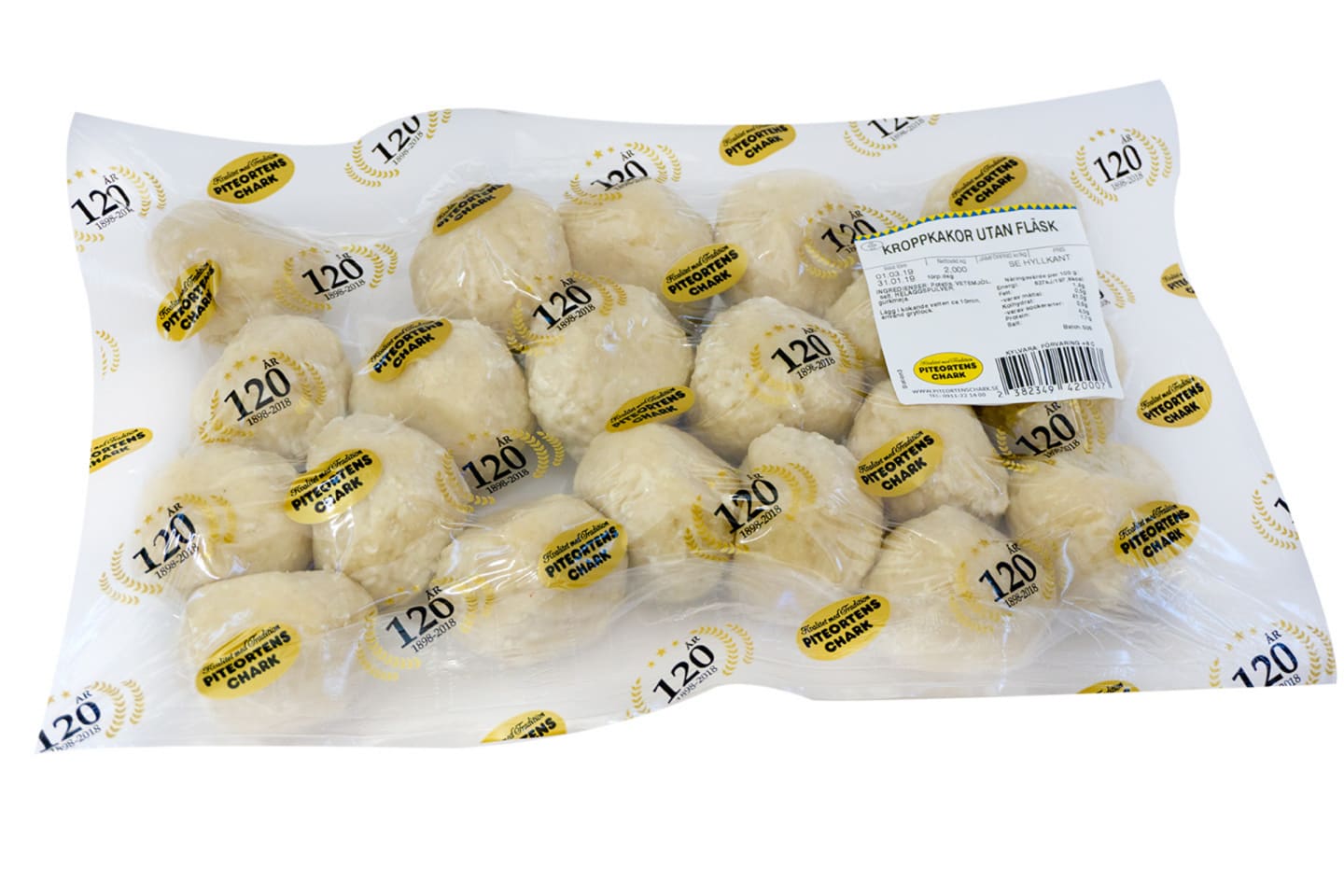 Kroppkakor utan fläsk 20pack 2kg