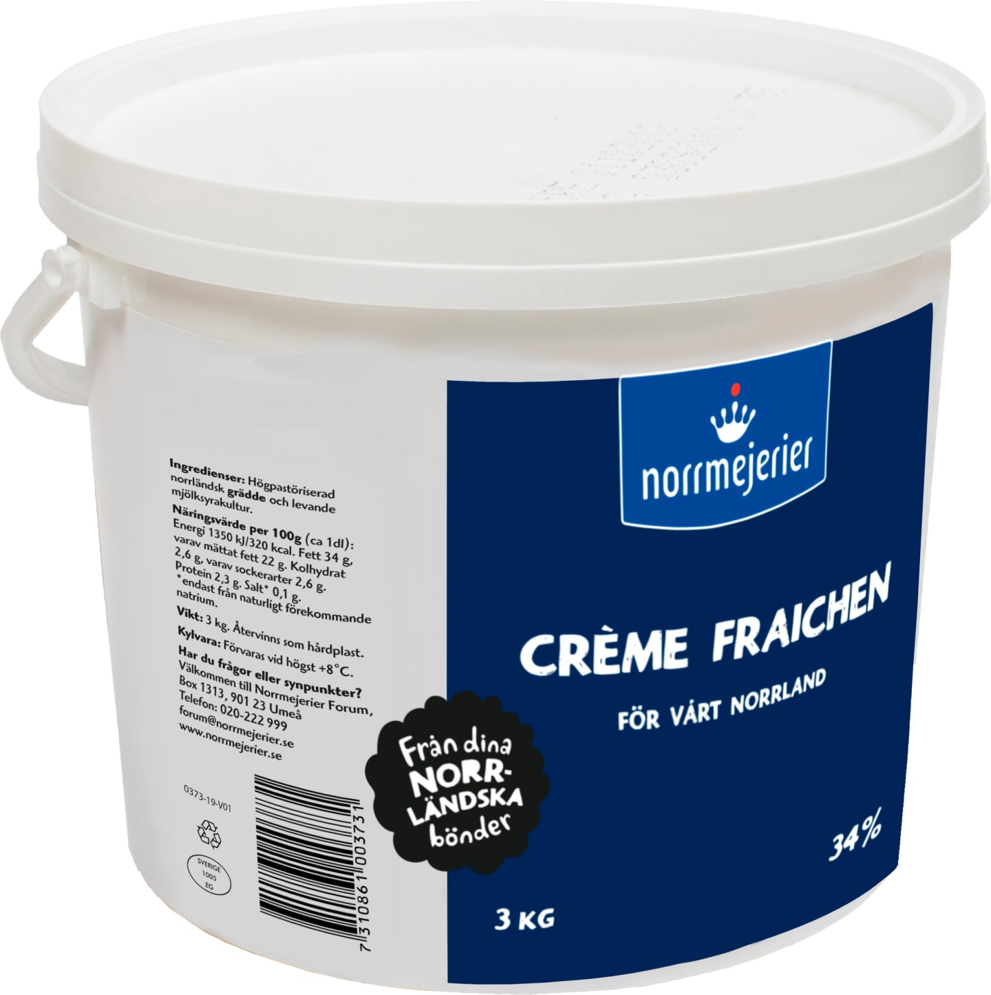 Creme fraiche 34% 3kg