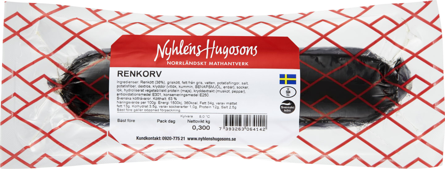 Renkorv rökt 300g - Bild 1 av 2