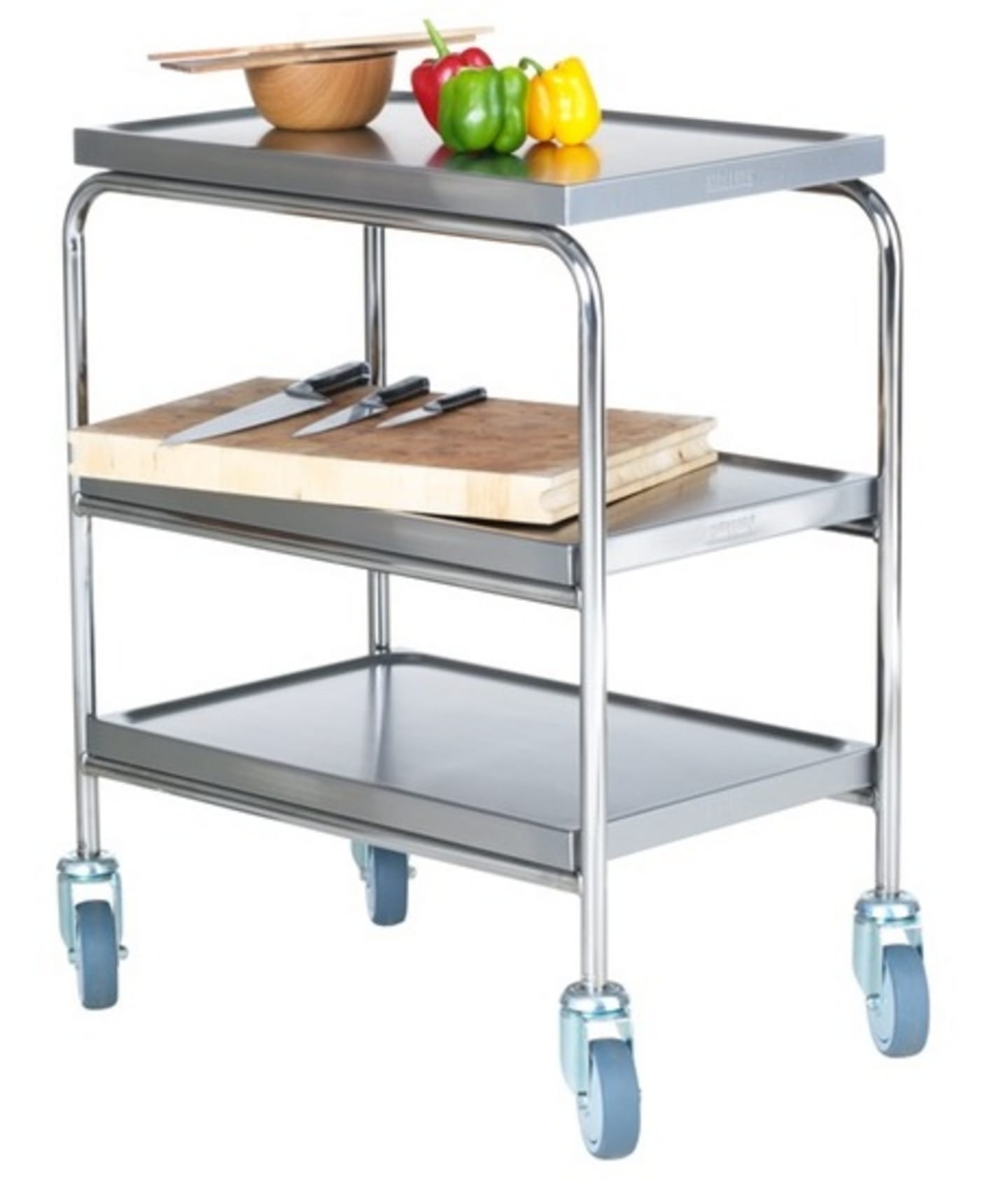Rullbord rostfri 3 hyllplan 800x520flatp