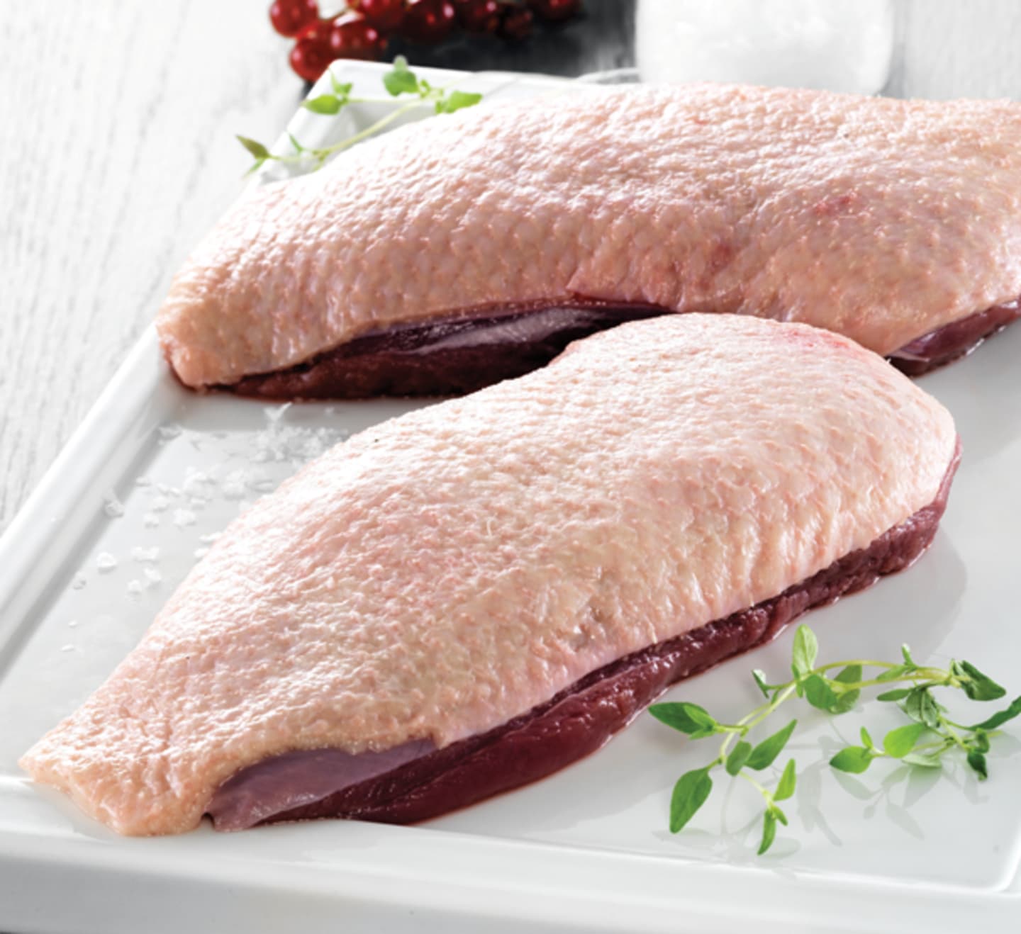 Ankbröst barbarie med skinn 350g/5kg