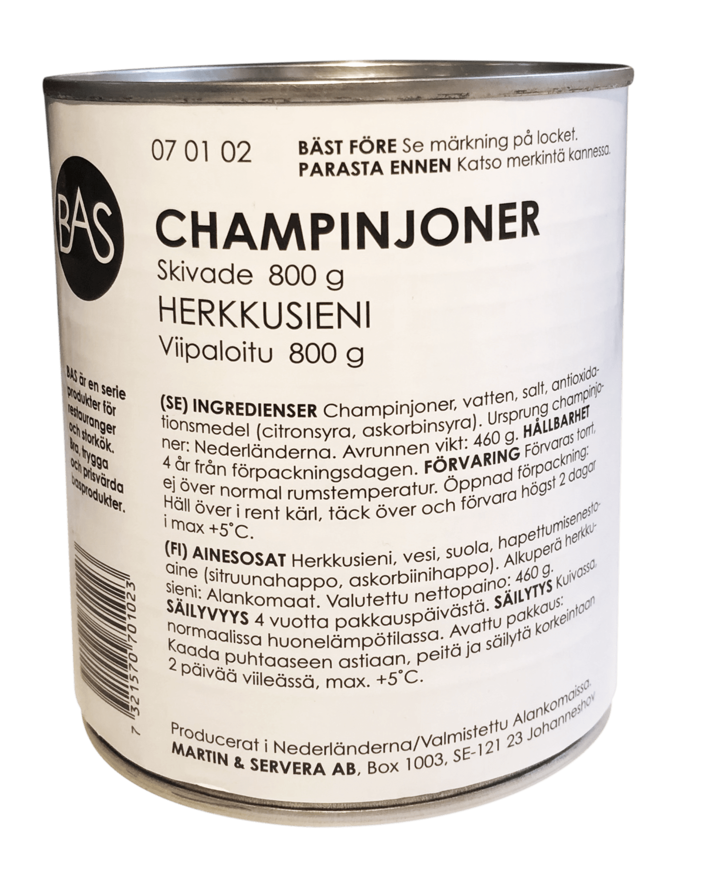 Champinjon skivad 800g - Bild 1 av 2