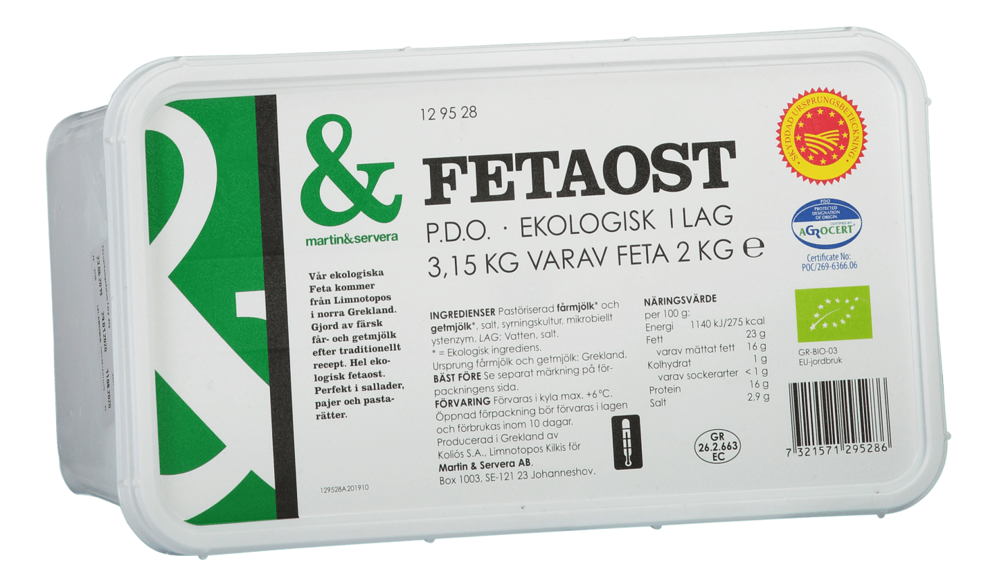 Fetaost hel 2kg