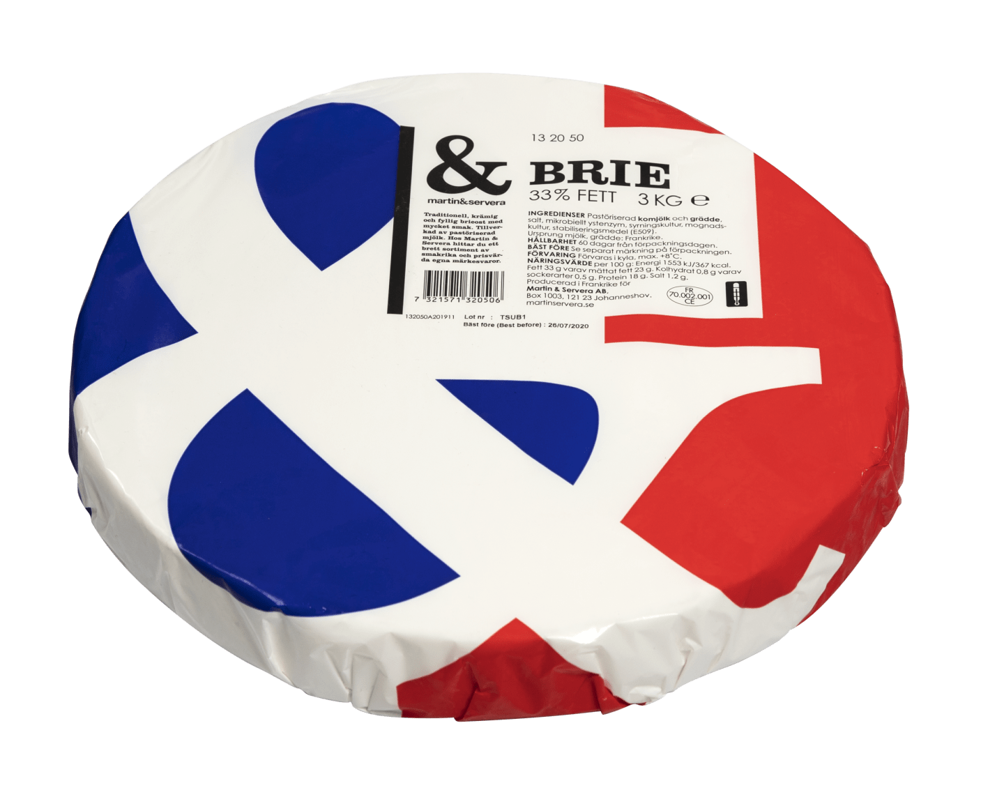 Brie 33% 3kg - Bild 1 av 2