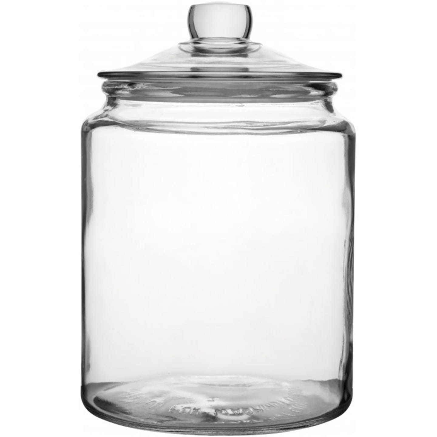 Glasburk med lock 6,2l