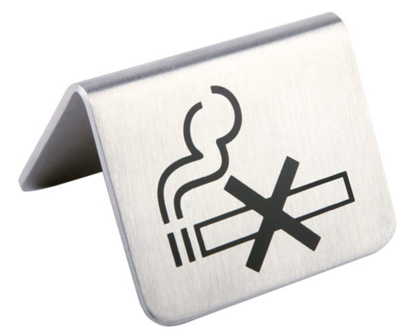 Skylt non smoking 55x50 H35mm 2pack