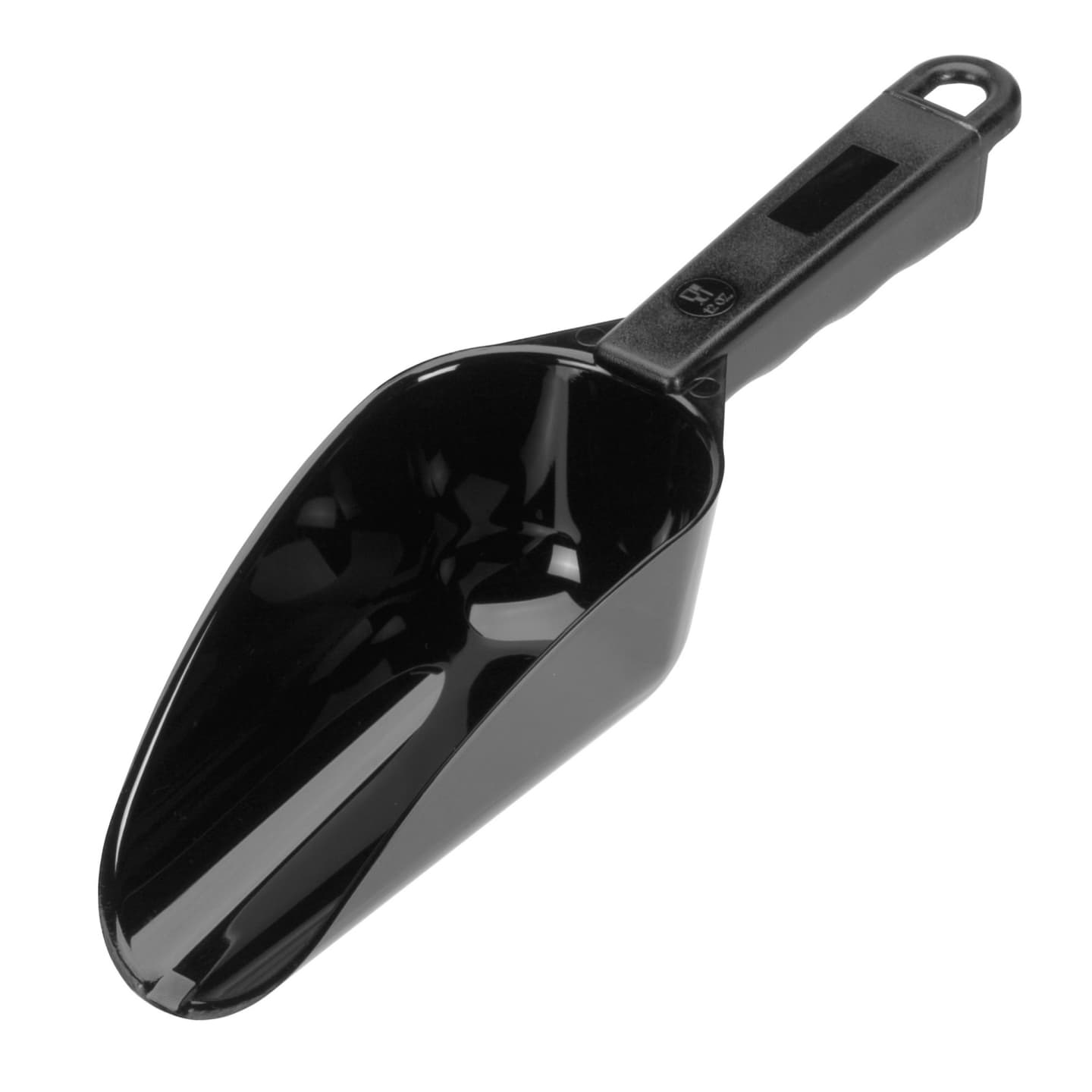 Isskopa svart plast 35cl