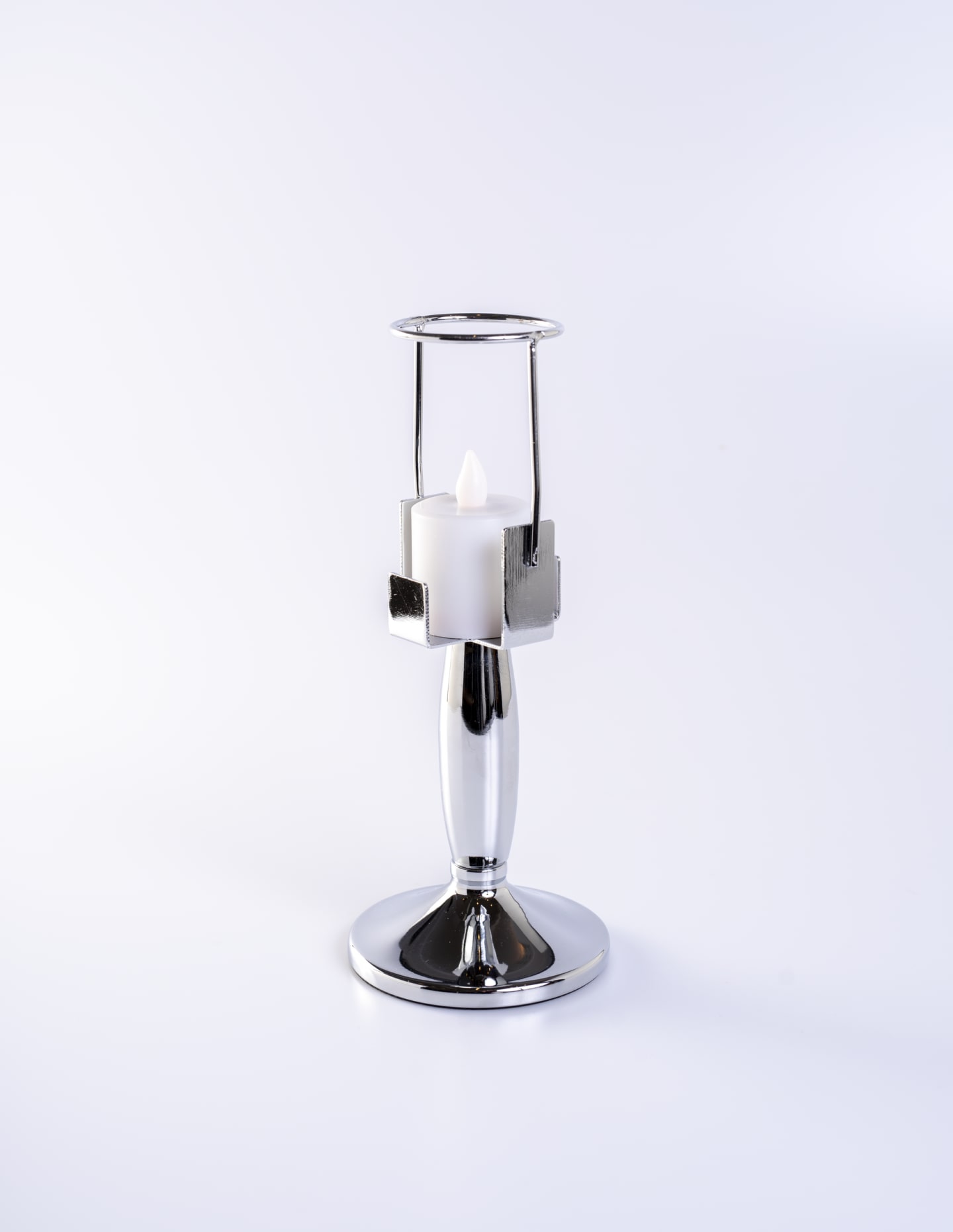 Lampfot Windsor Chrome H210mm - Bild 1 av 2