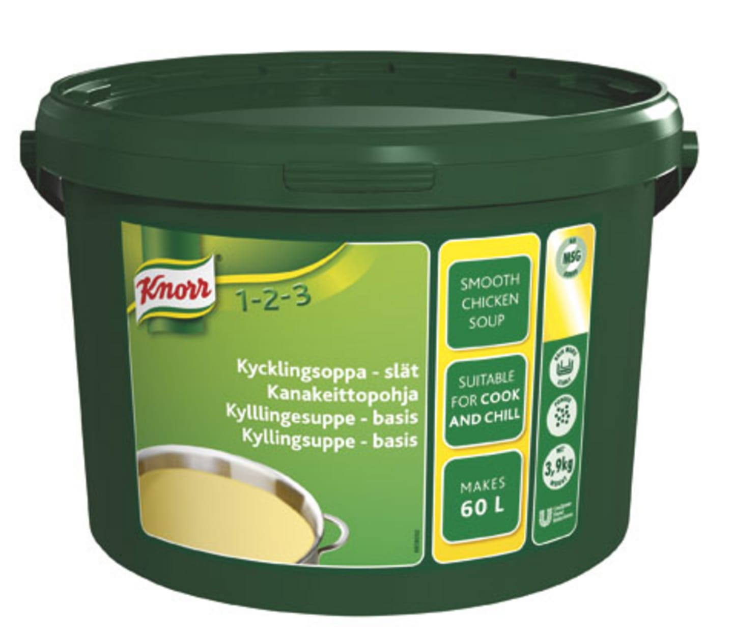 Kycklingsoppa slät 3,9kg