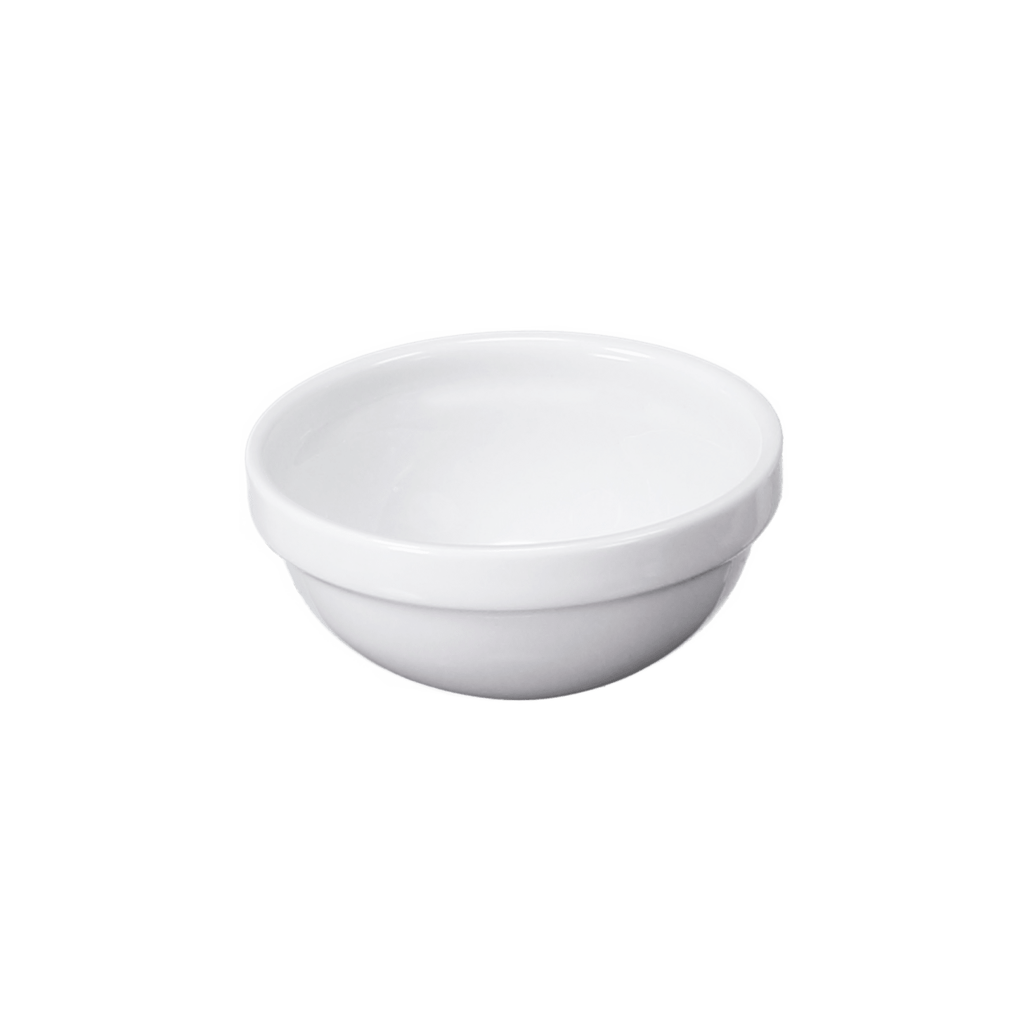 Skål vit stapelbar D60mm H30mm 3cl
