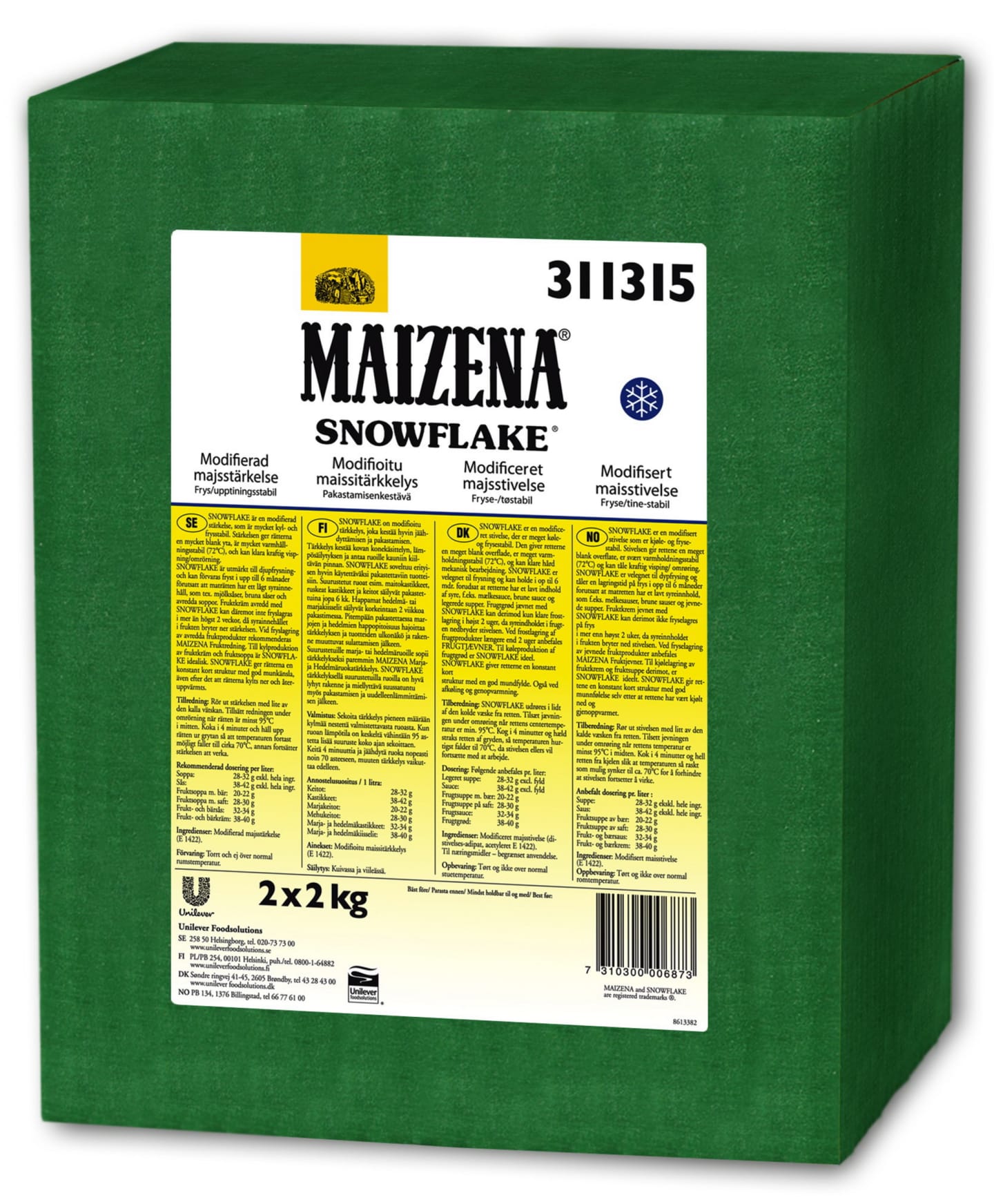 Snowflakes Majsstärkelse 2kg