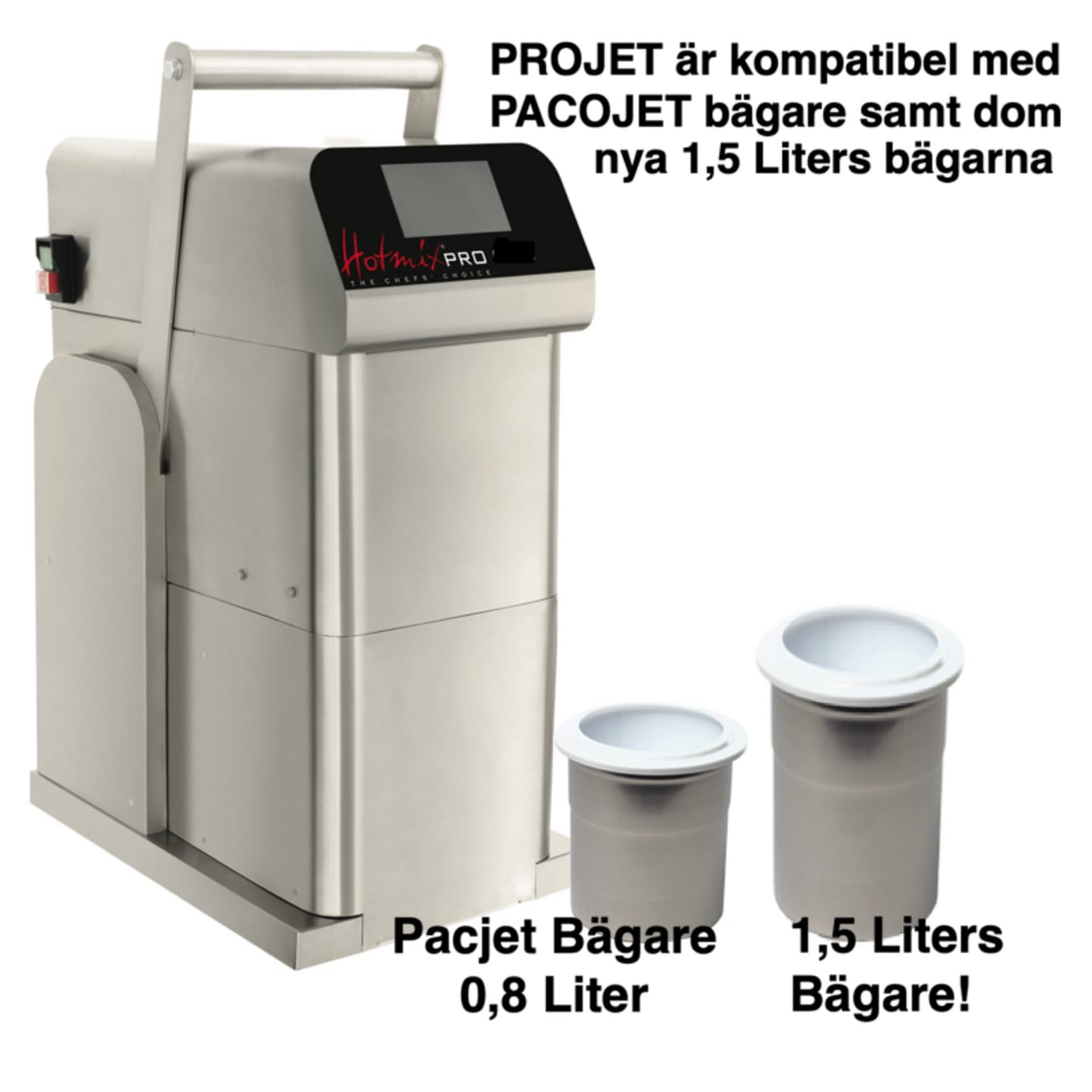 Glassmaskin PROJET 0,8 och 1,5Liter - Bild 1 av 2