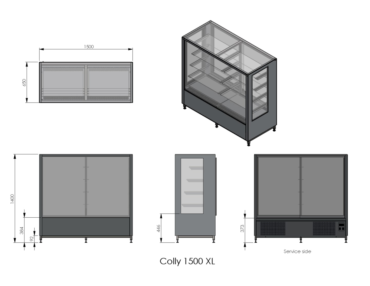 Konditorimonter Colly 1500 XL - Bild 1 av 2