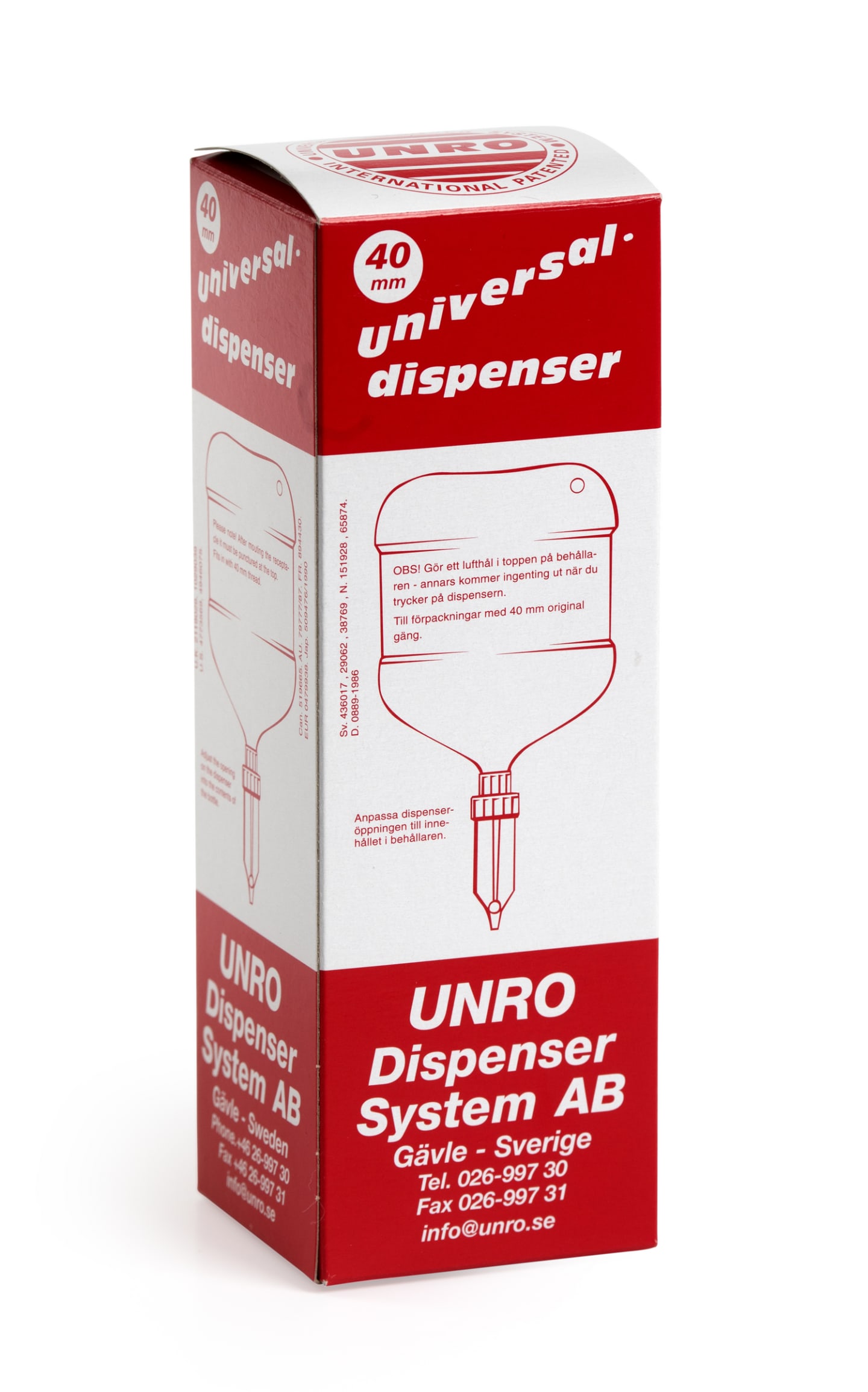 Dispenserventil 40mm - Bild 1 av 2