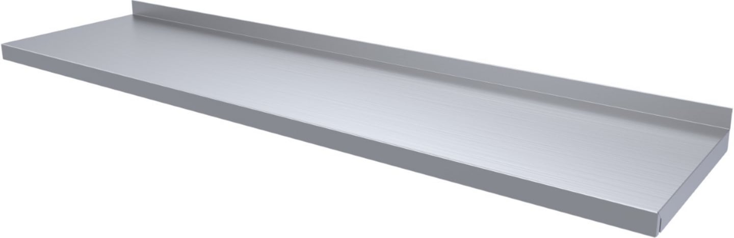 Vägghylla rostfri 800x300mm