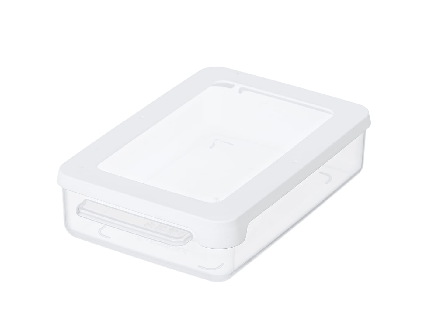 Plastburk san transparent låg 60cl