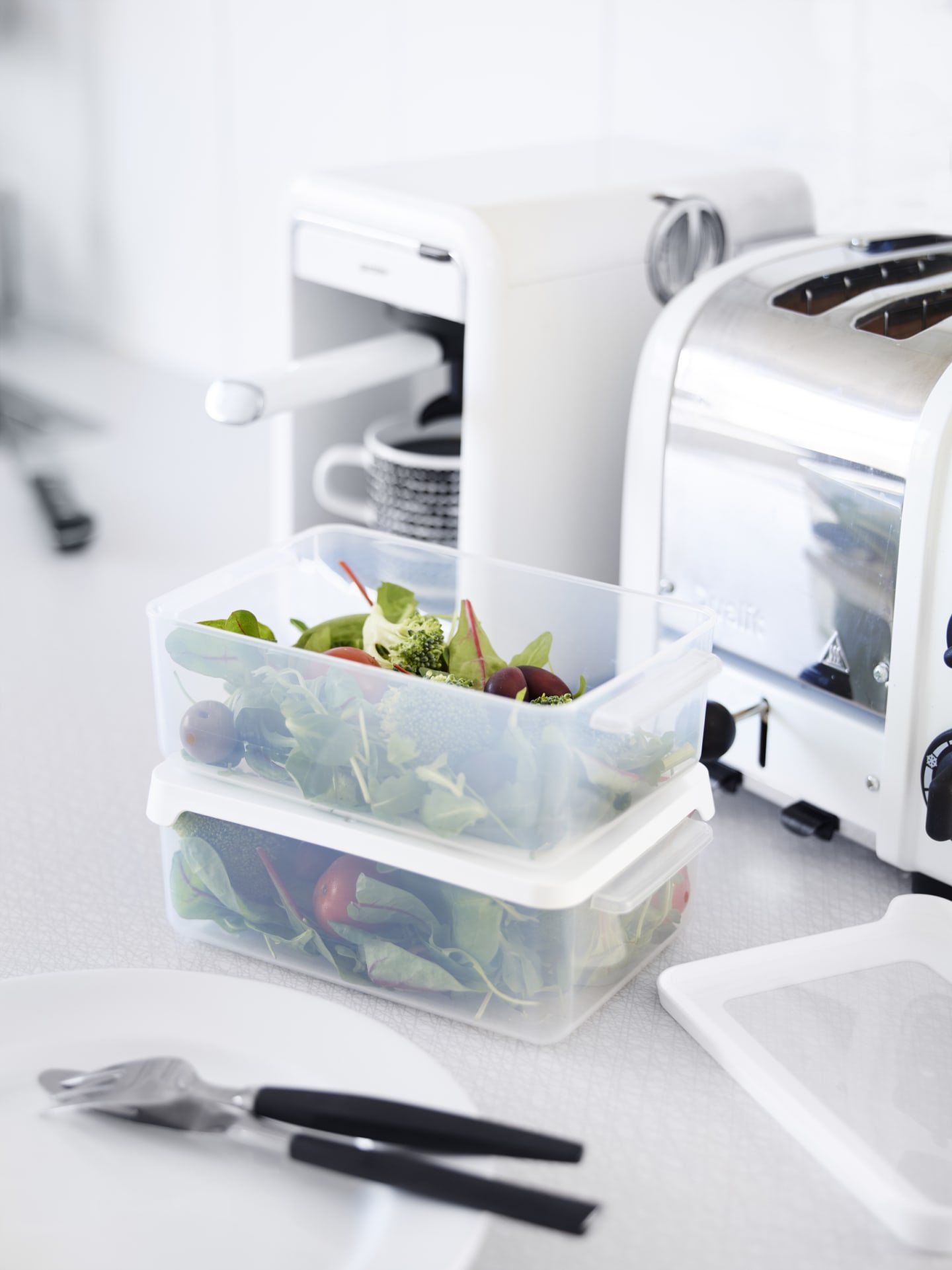 Plastburk san transparent 1L - Bild 1 av 2