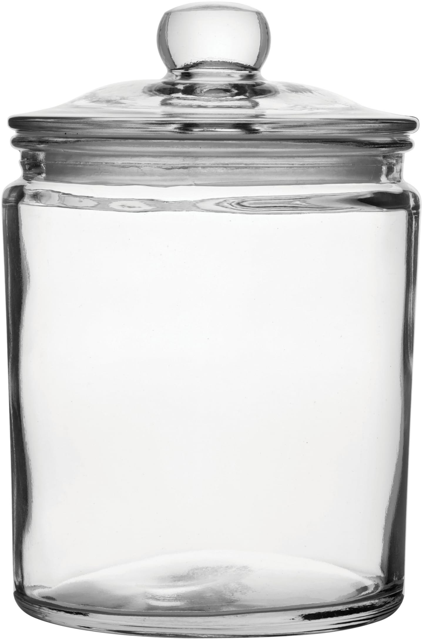 Glasburk med lock 1,9L