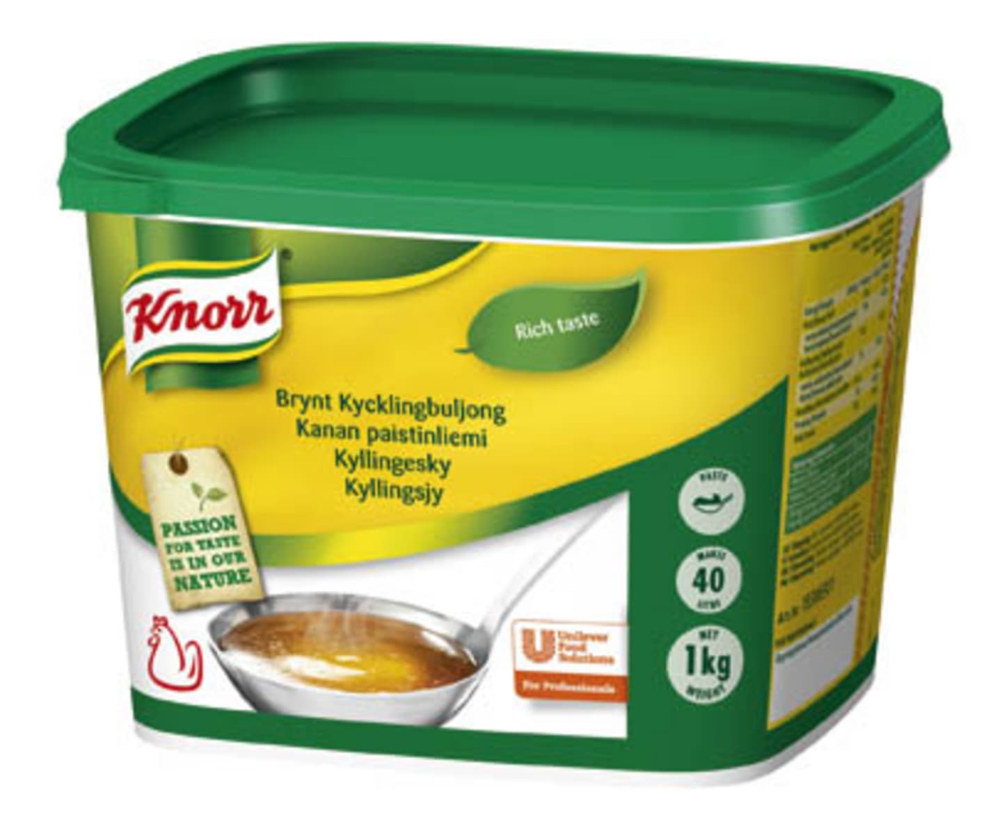 Kycklingbuljong brynt pasta 1kg