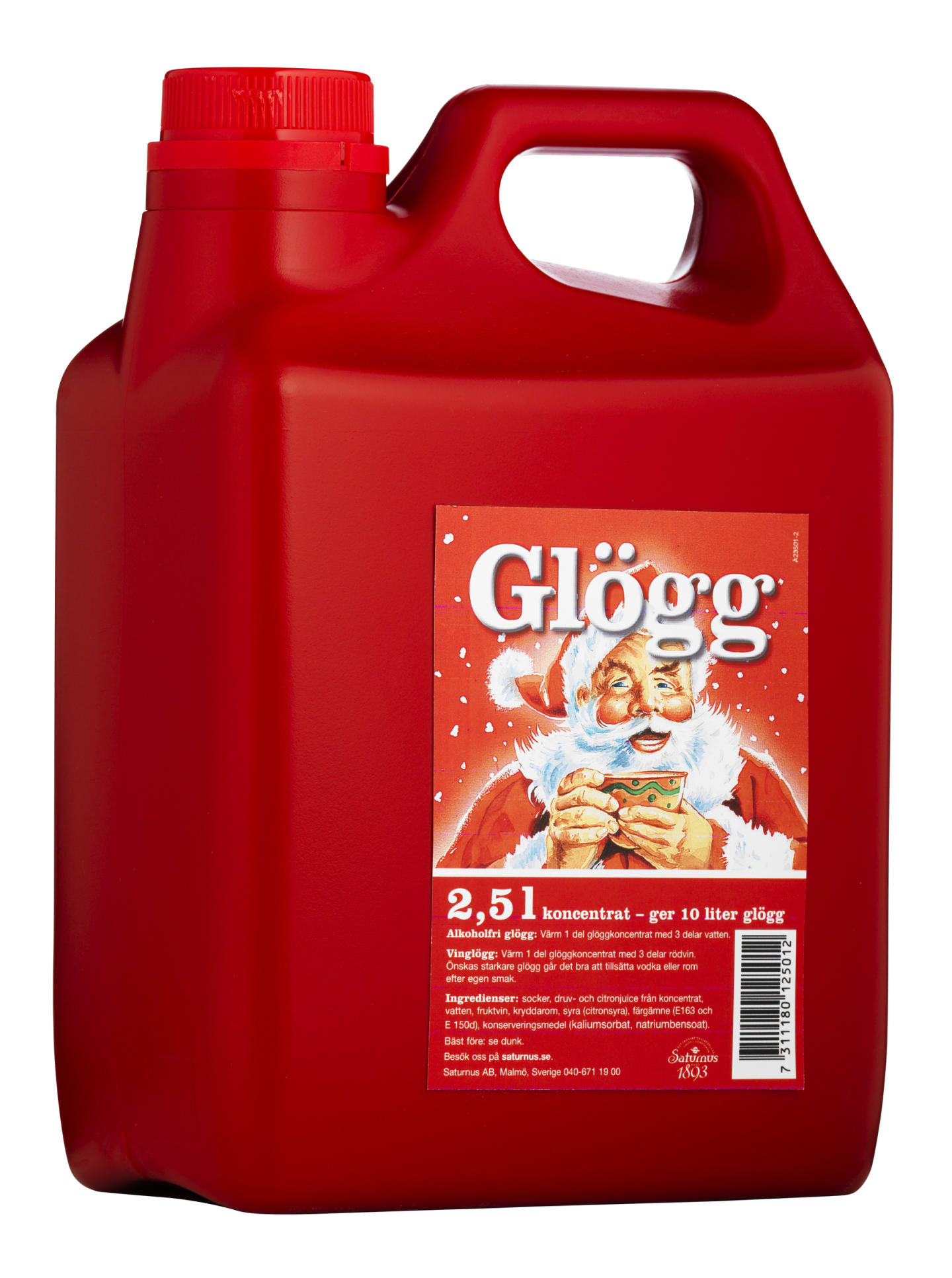 Glögg koncentrat 3+1 2,5L