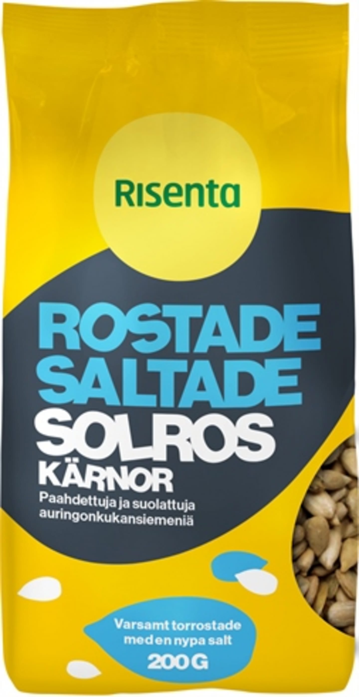 Solroskärna rostad saltad 200g