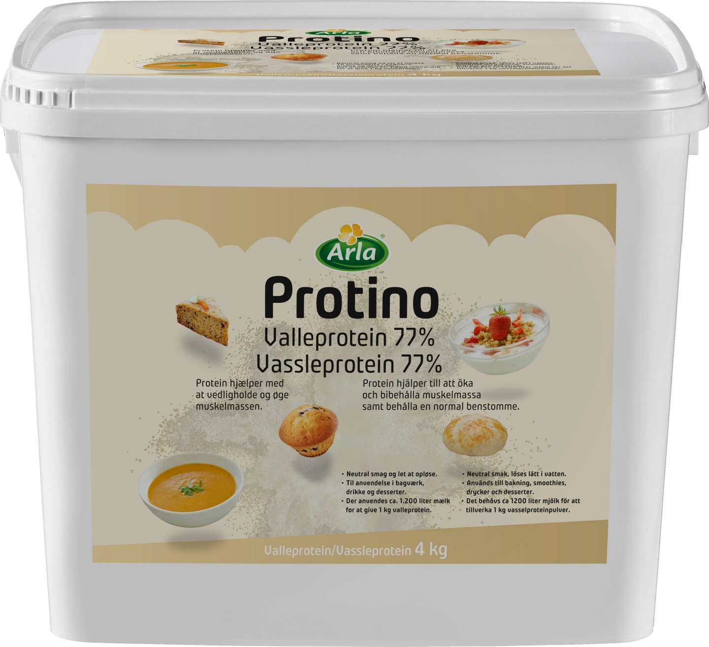 Protino vassleproteinpulver 4kg - Bild 1 av 1