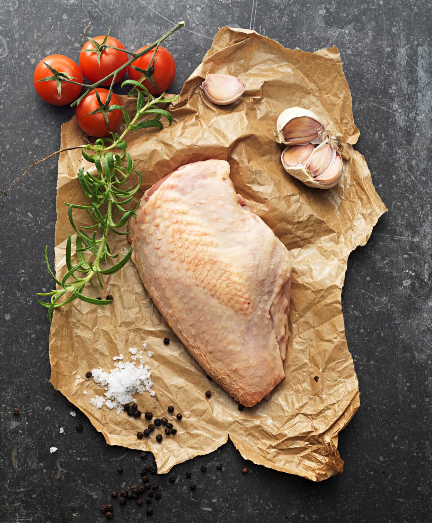 Kycklingfilé med skinn 2,5kg