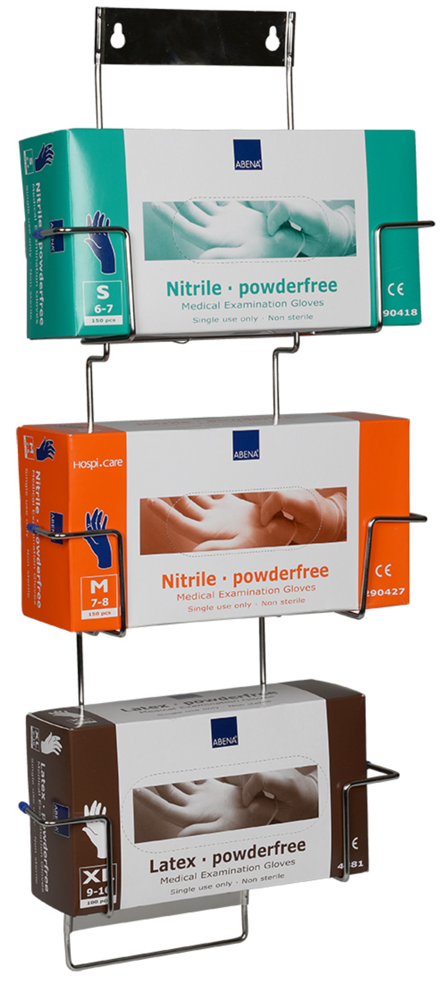 Dispenser Vägg handske för 3 askar 1st