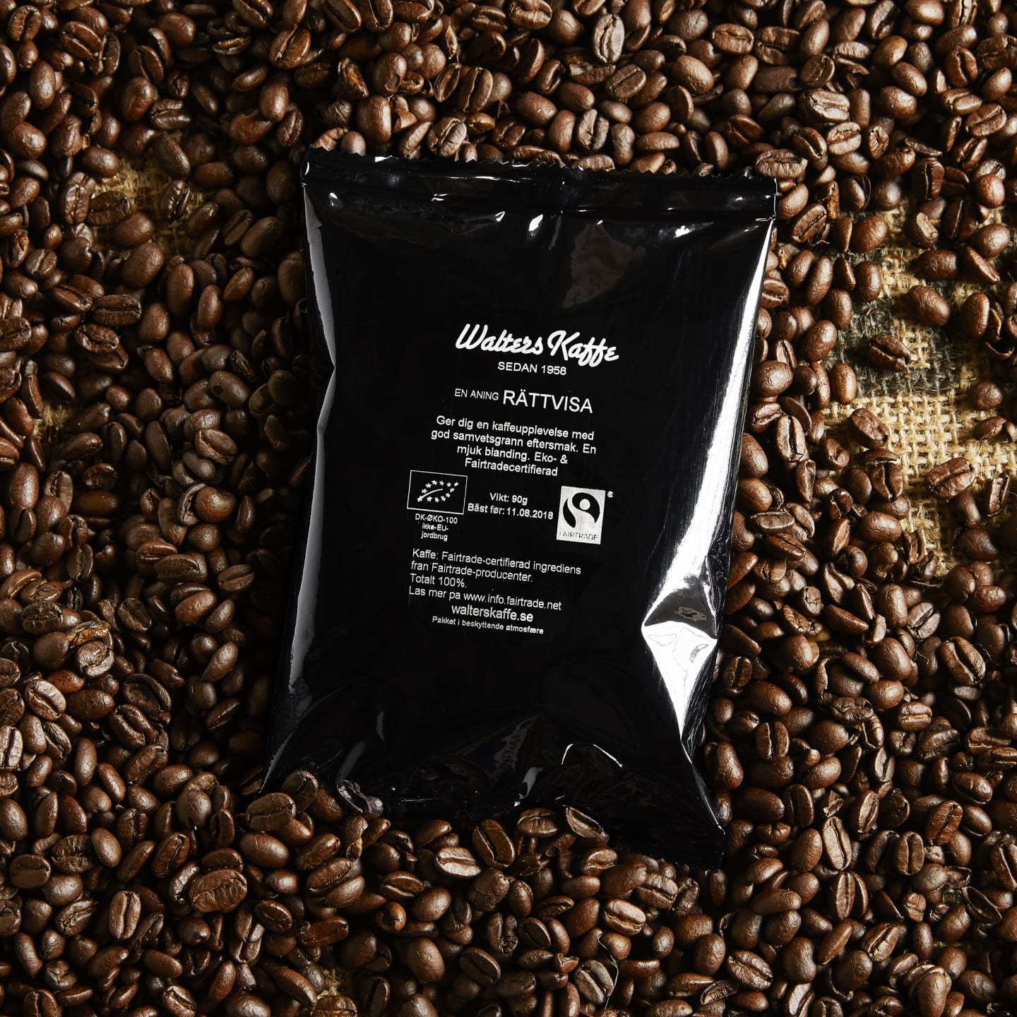Walters Kaffe Rättvisa brygg 90g - Bild 1 av 3