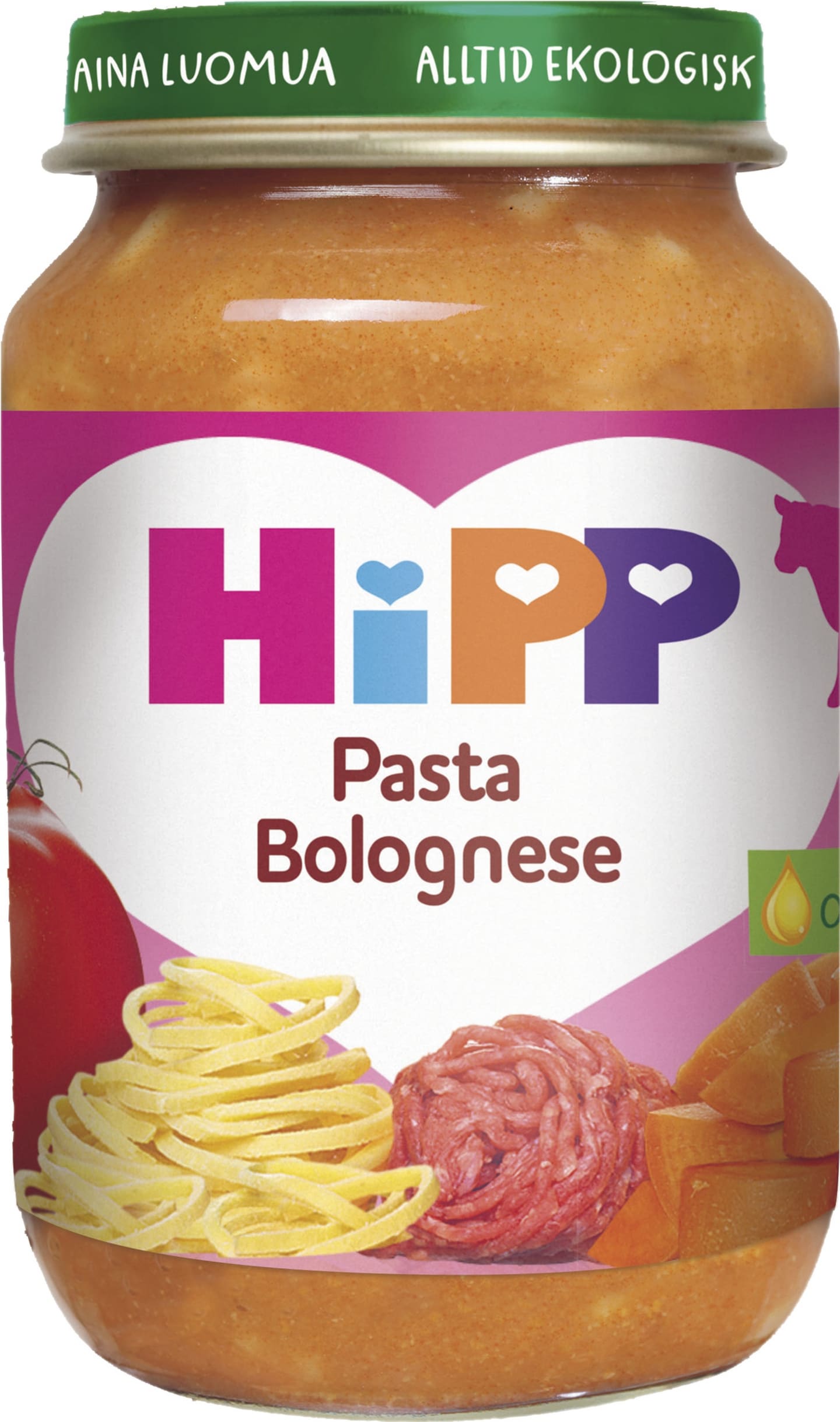 Barnmat pasta bolognese 6mån 190g