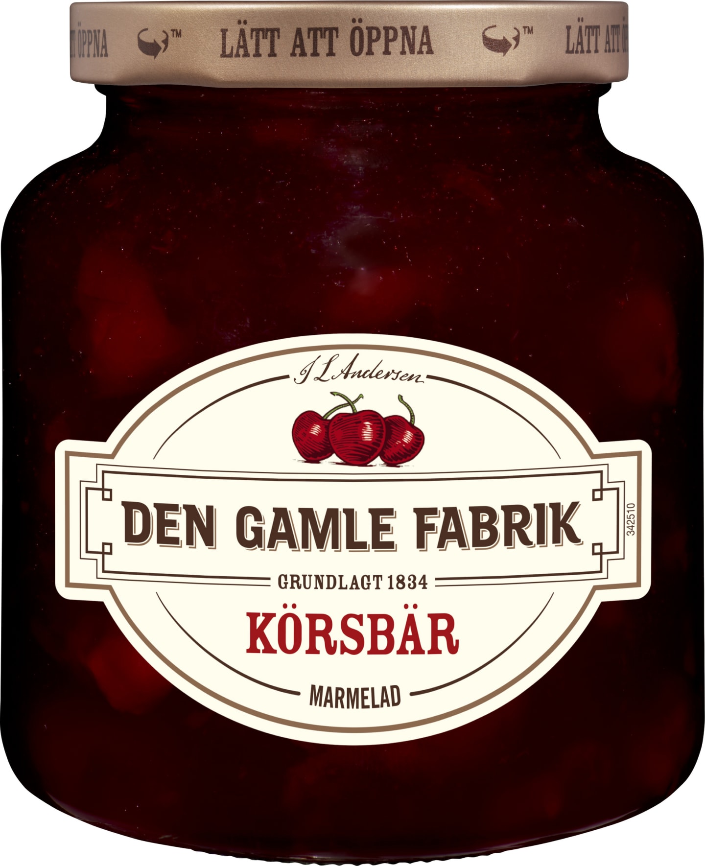 Körsbärsmarmelad 380g - Bild 1 av 2