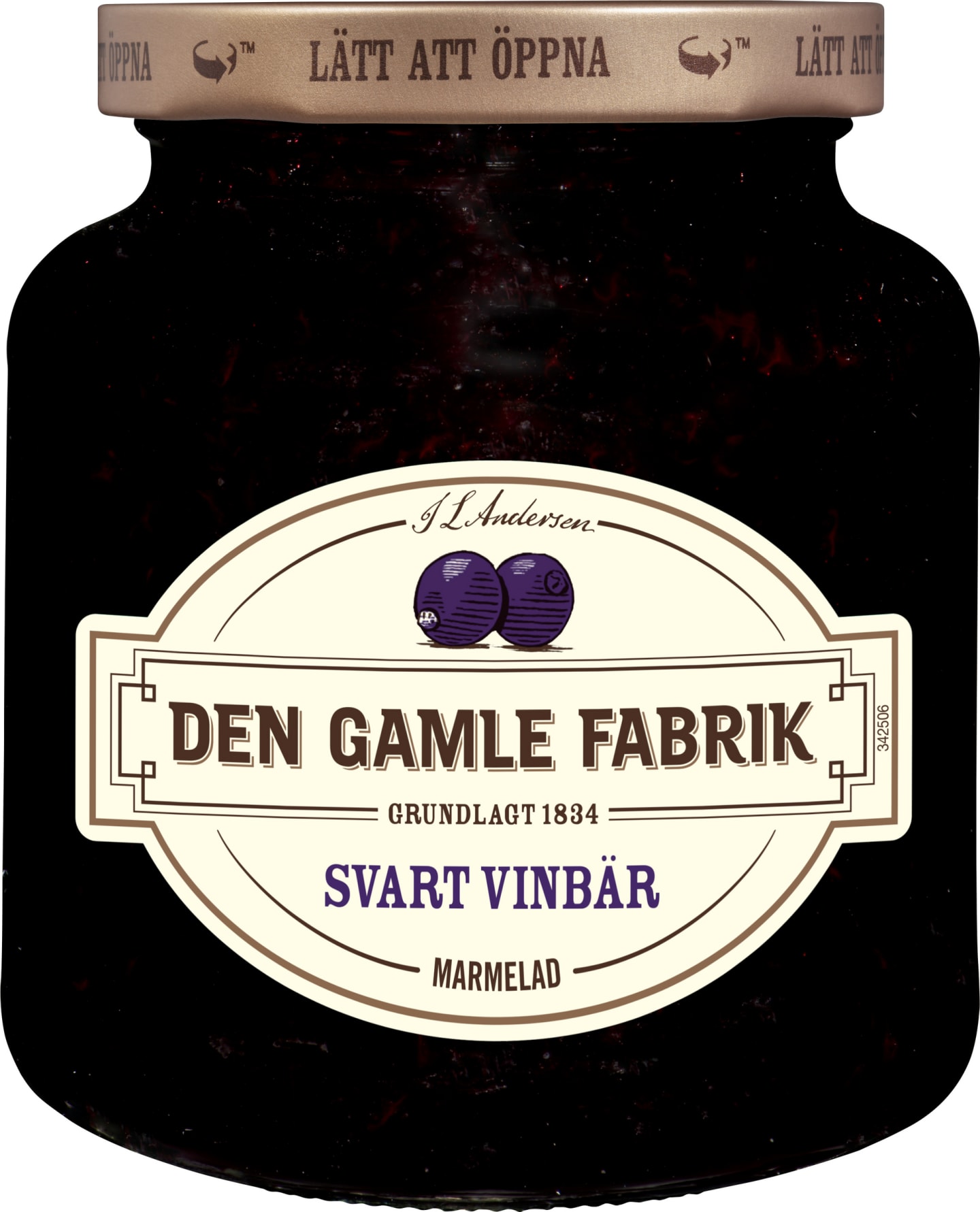 Svartvinbärsmarmelad 380g