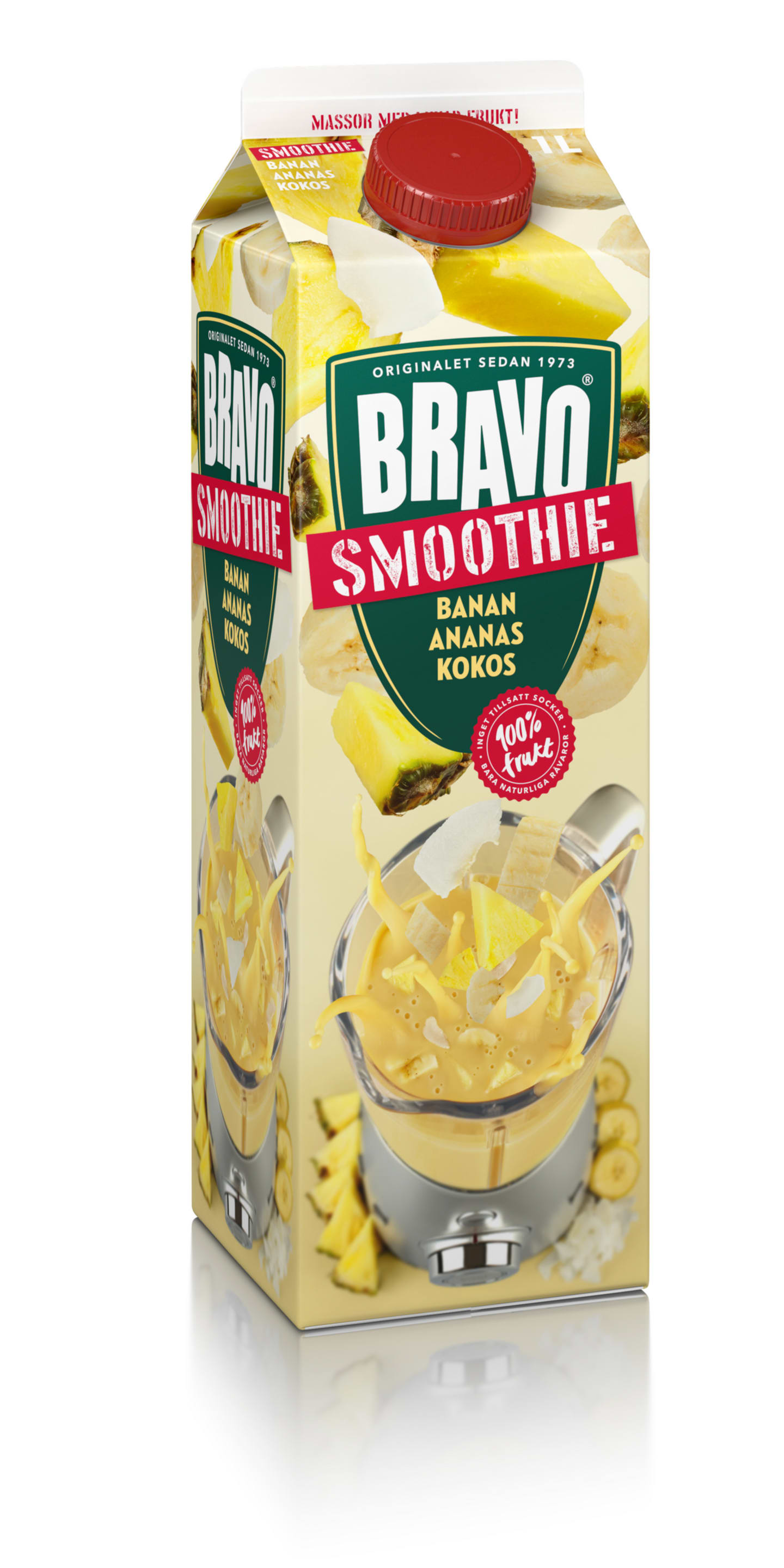 Smoothie ananas kokos banan 1L - Bild 1 av 1