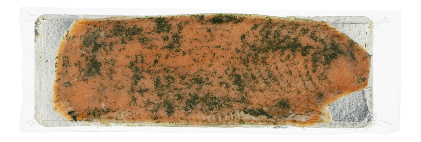 Lax gravad skivad 0,9-1,5kg