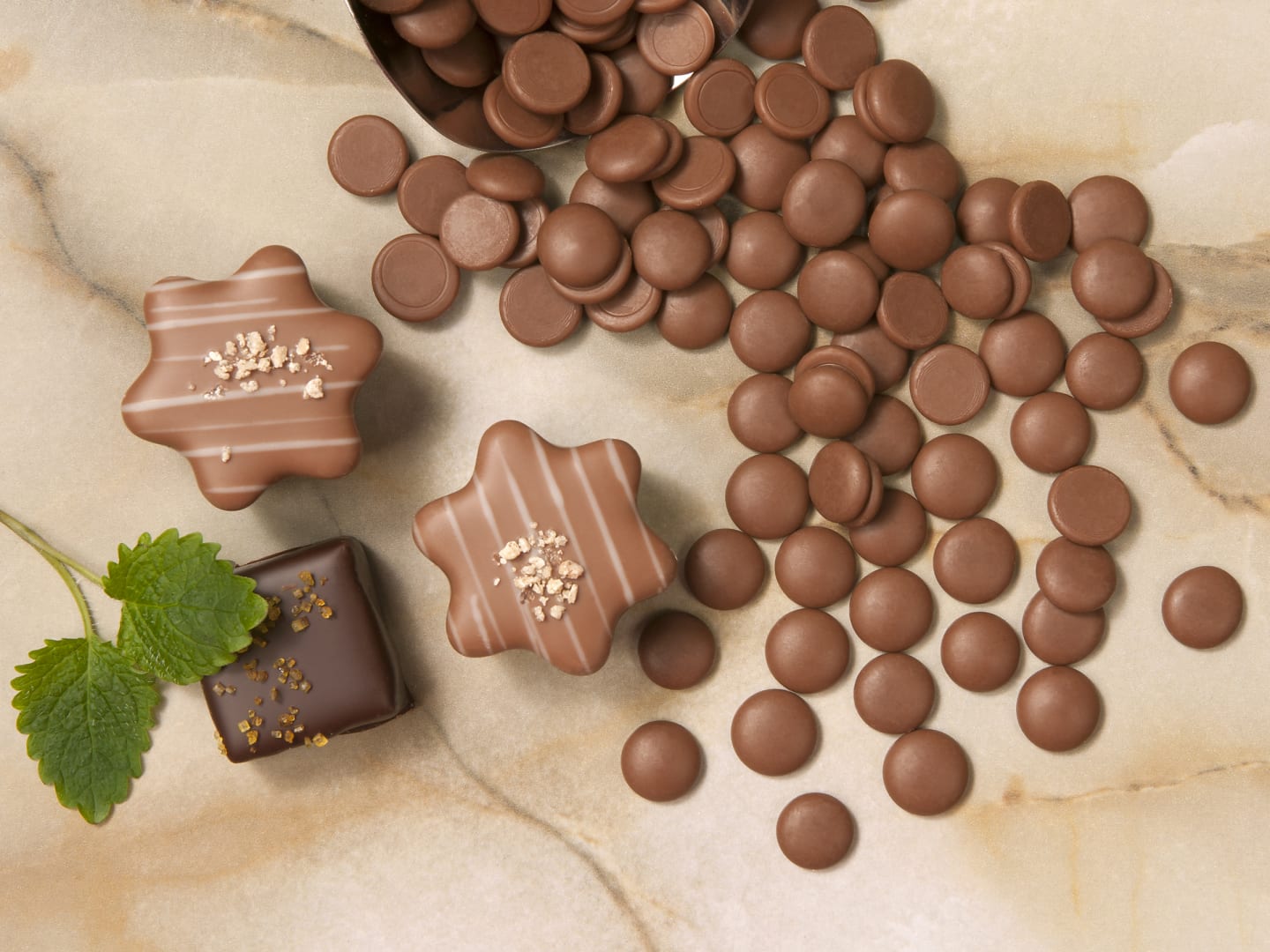 Mjölkchoklad pellets 35% 10kg - Bild 1 av 2